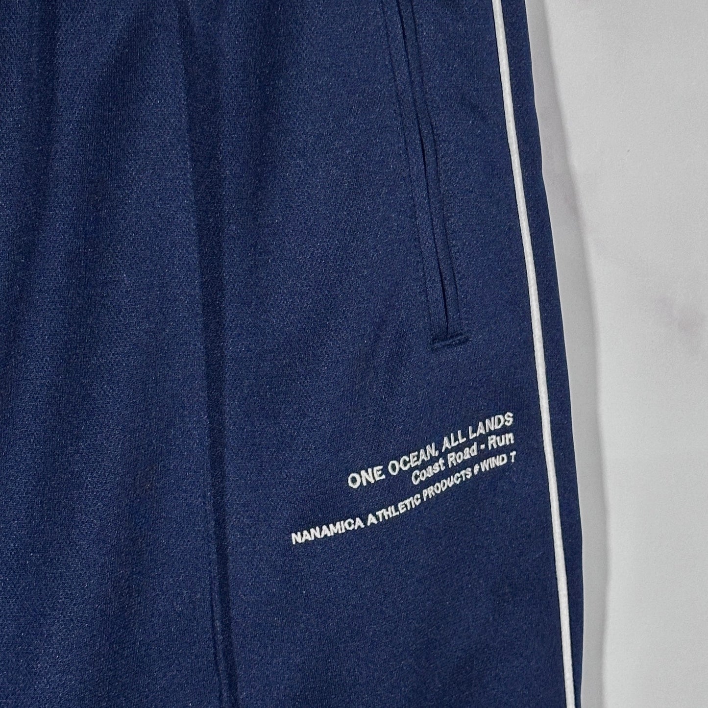 Nanamica Navy Blue Coast Road Track Pants
