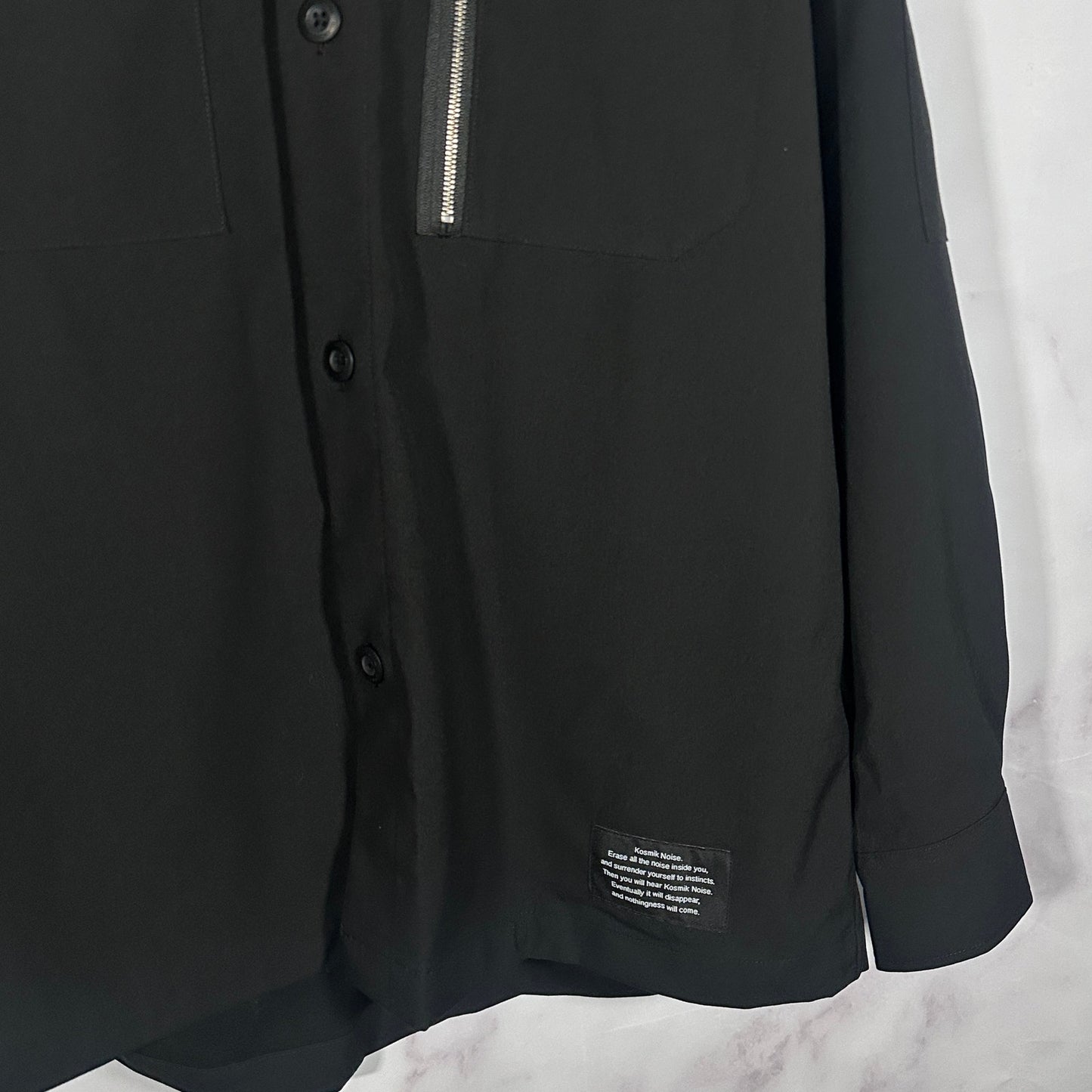 Undercover x GU Black Button-Up Shirt