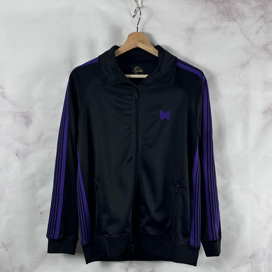 Needles Black/Purple Zip-Up Track Jacket