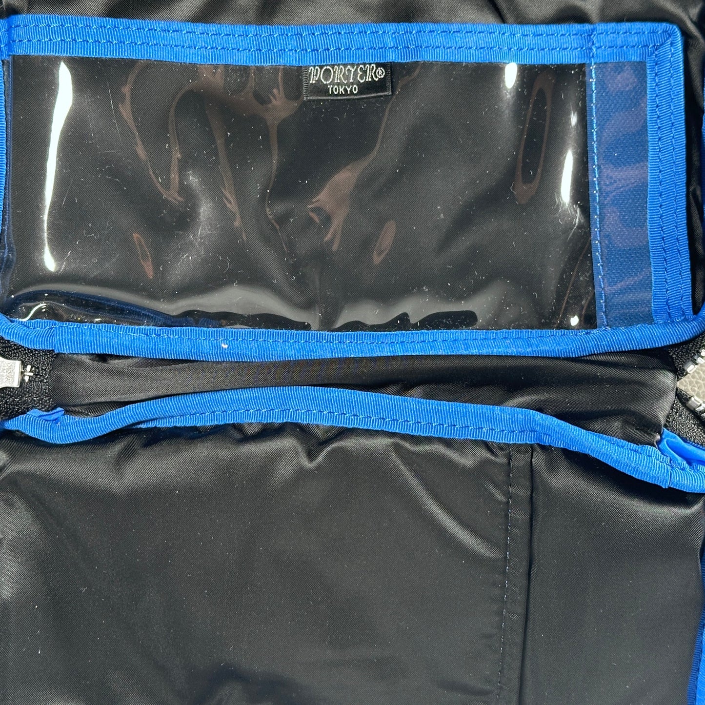 Porter Tokyo Black Zipper Accessory Pouch