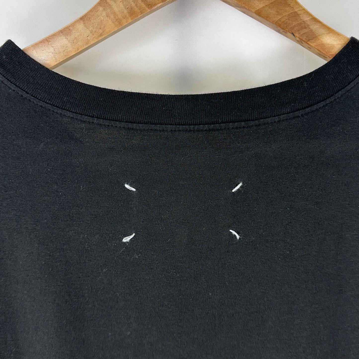 Maison Margiela Reference 10:14 Black Garment Dyed Sleeveless Tee
