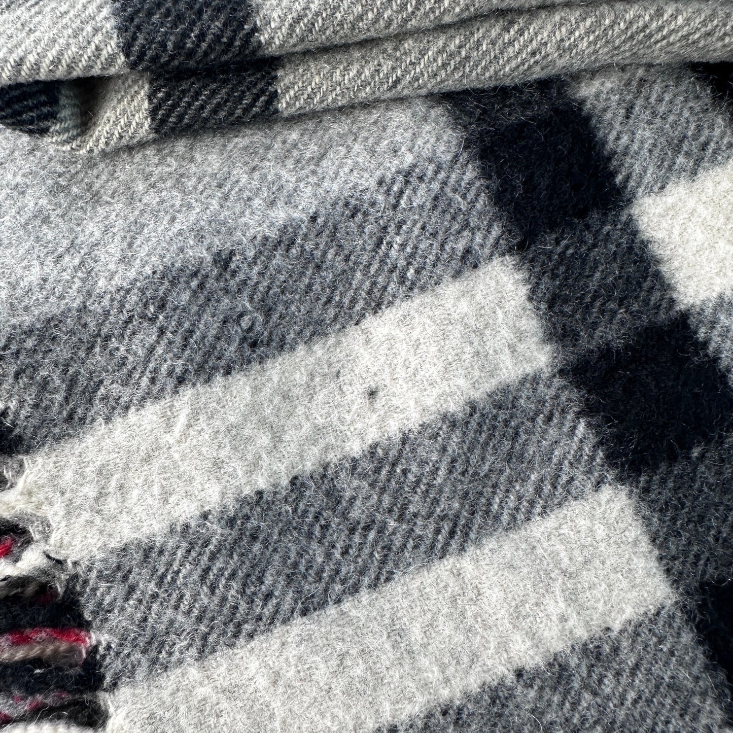 Burberry Nova Check Plaid Cashmere Scarf