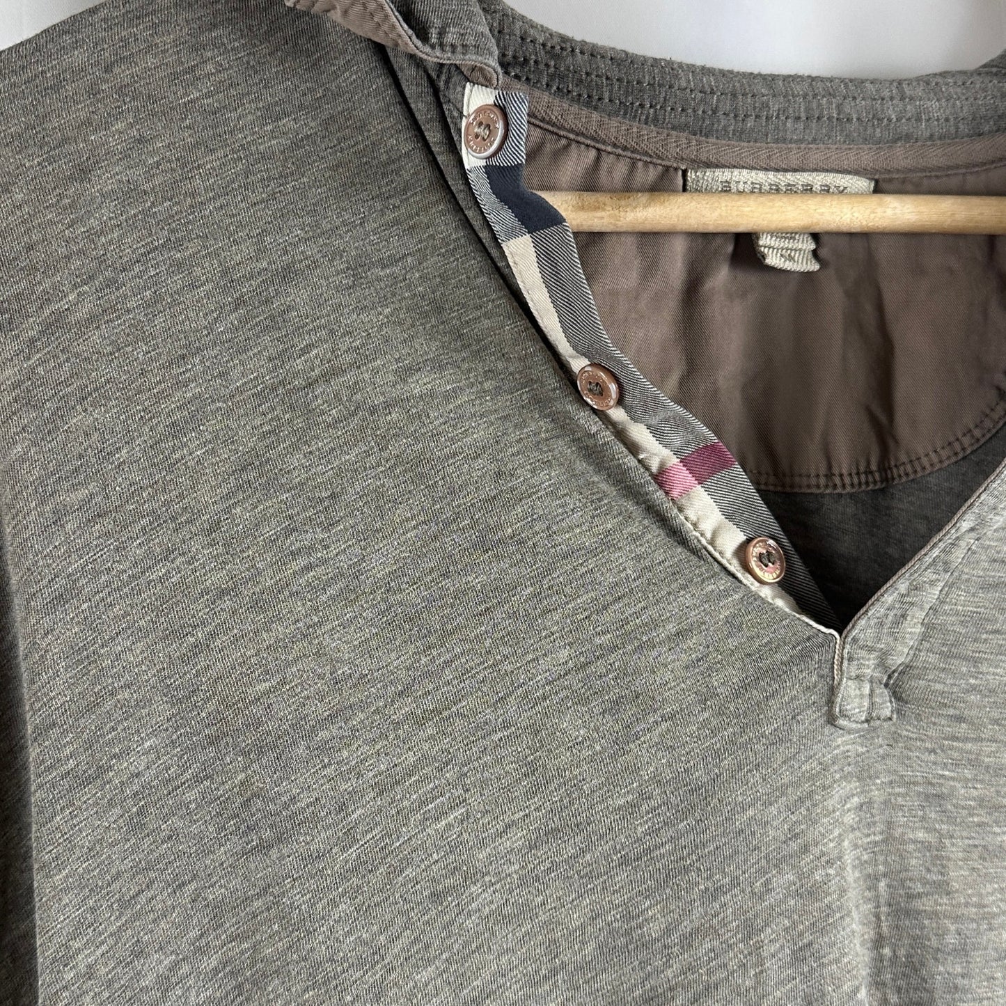 Burberry Brit Grey Longsleeve Polo Shirt
