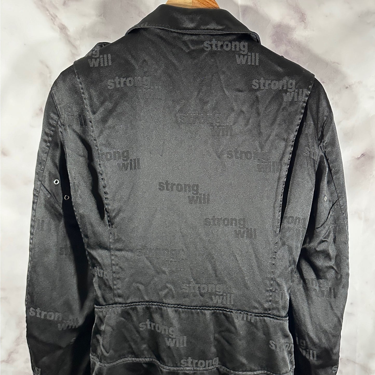 Comme des Garçons BLACK ‘Strong Will’ Biker Trench Coat