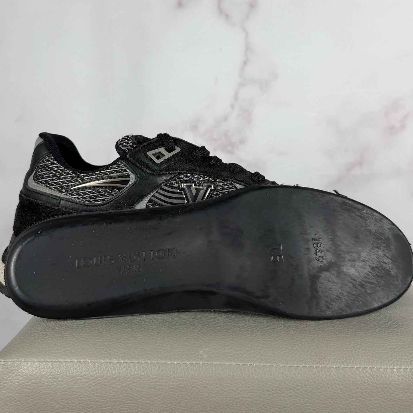 Louis Vuitton Black Run Away Sneaker