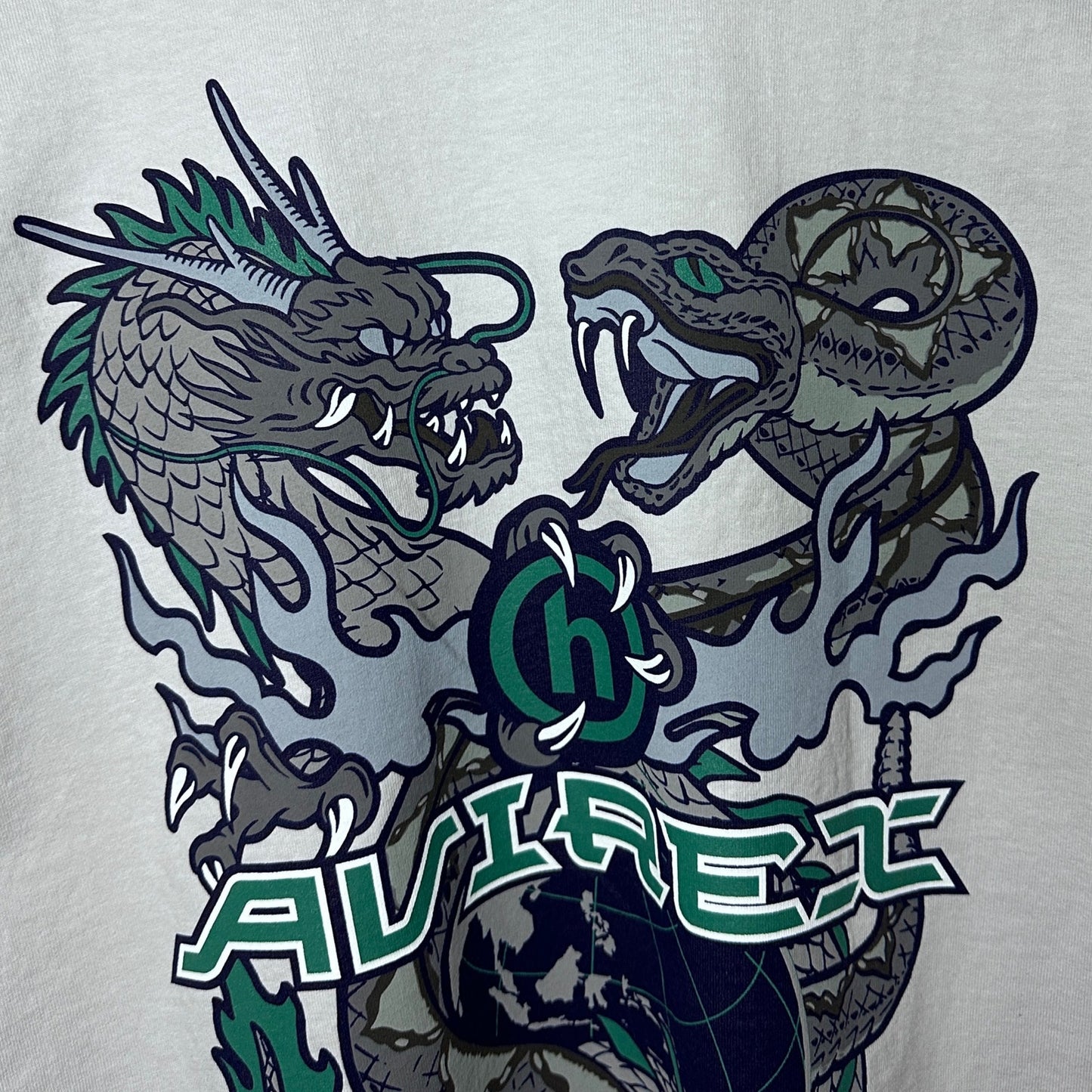 Hidden NY x Avirex Silver Graphic Tee