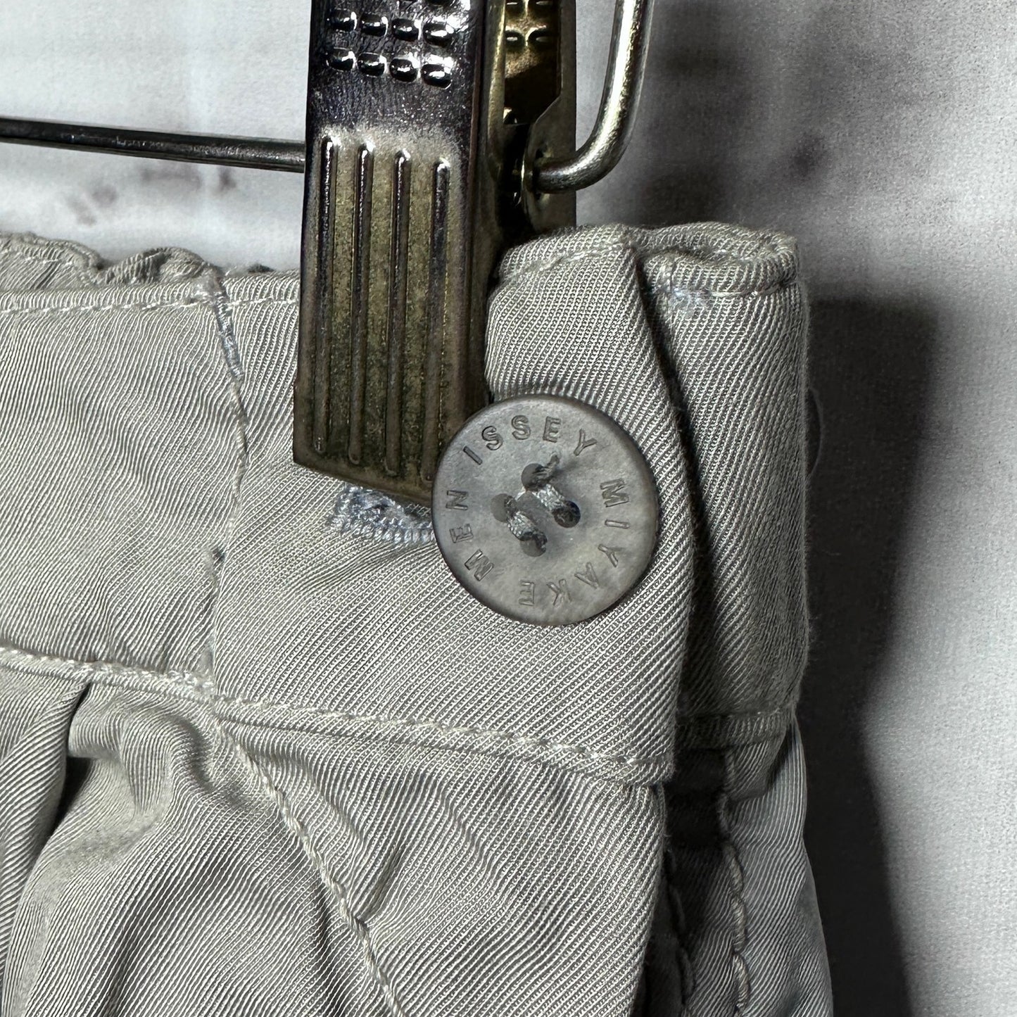 Issey Miyake 2-Tone Zipper Pants