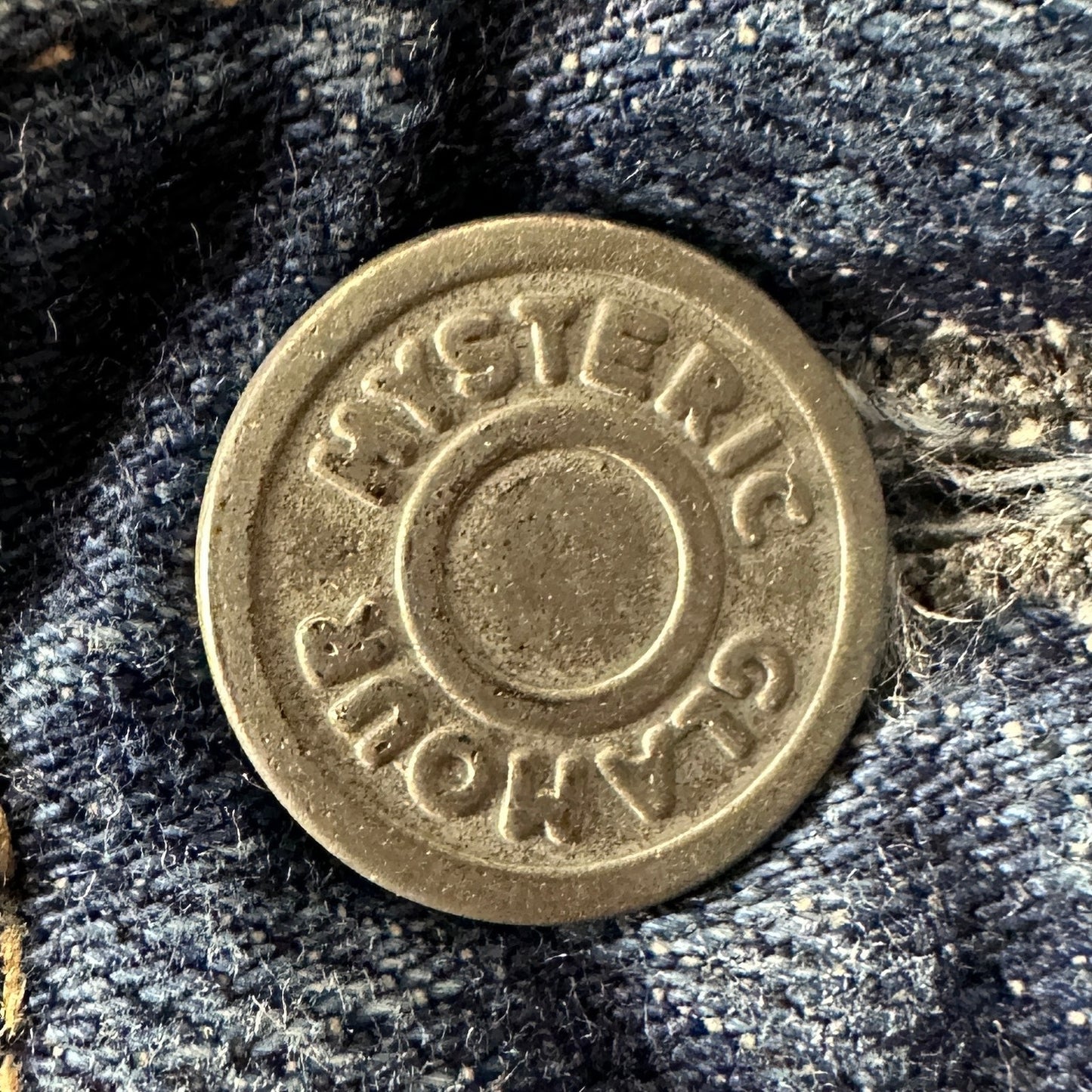 Hysteric Glamour Studded Faded Denim