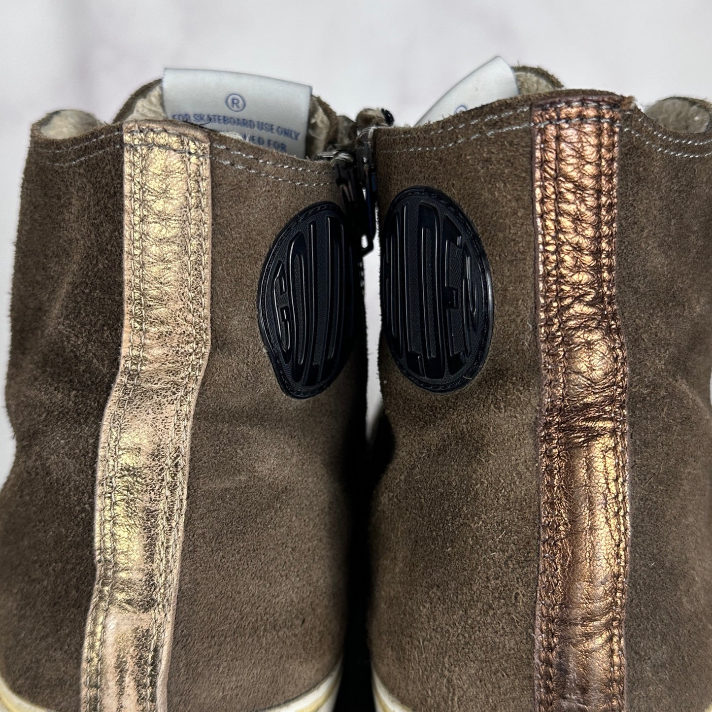 Golden Goose Francy Brown High Top Skate Sneaker
