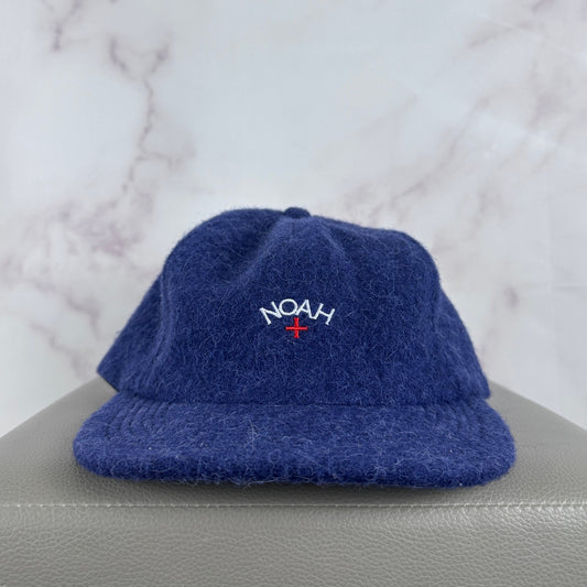 Noah F/W16 Blue Mohair Logo SnapBack