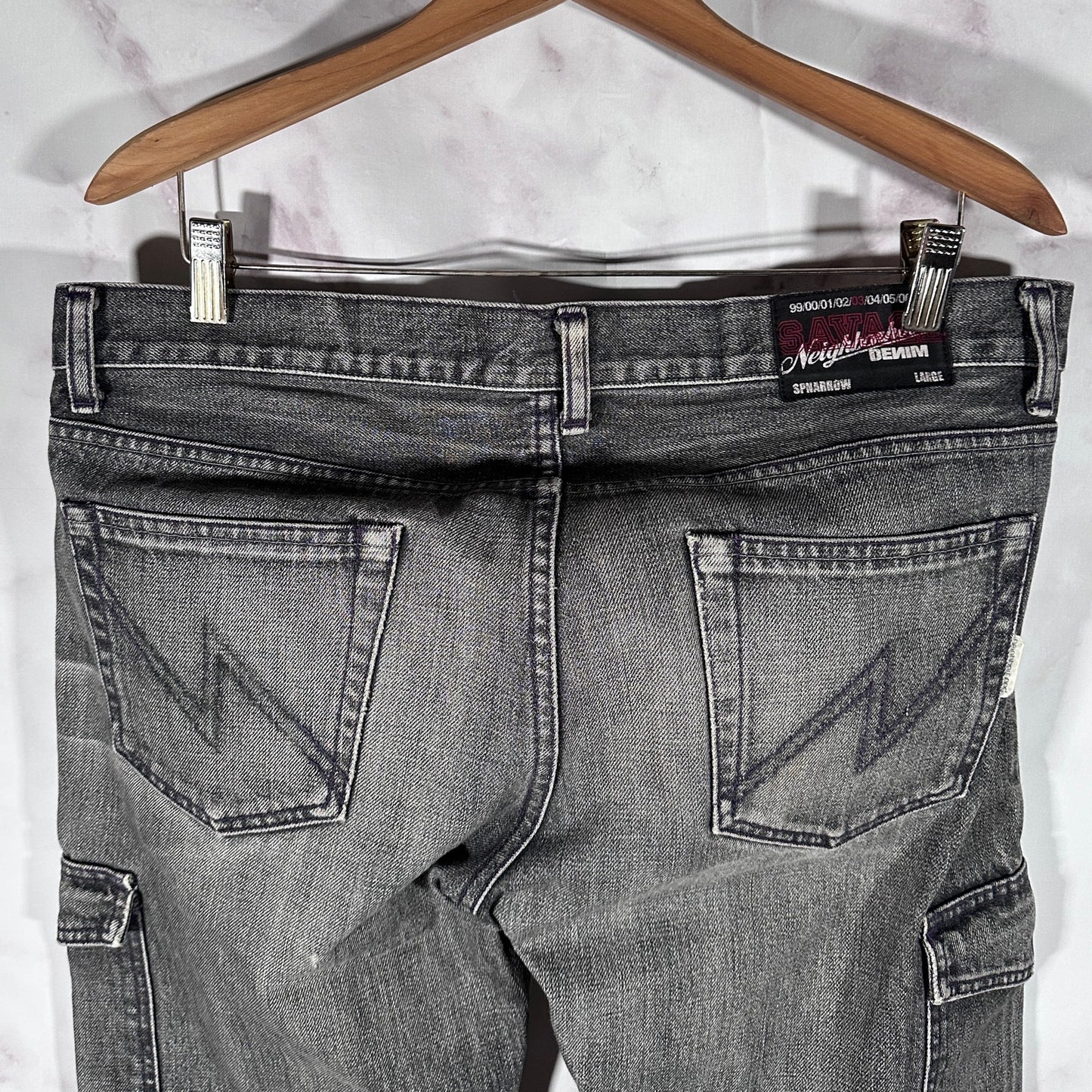 Neighborhood ‘03 SP Narrow Grey Cargo Denim