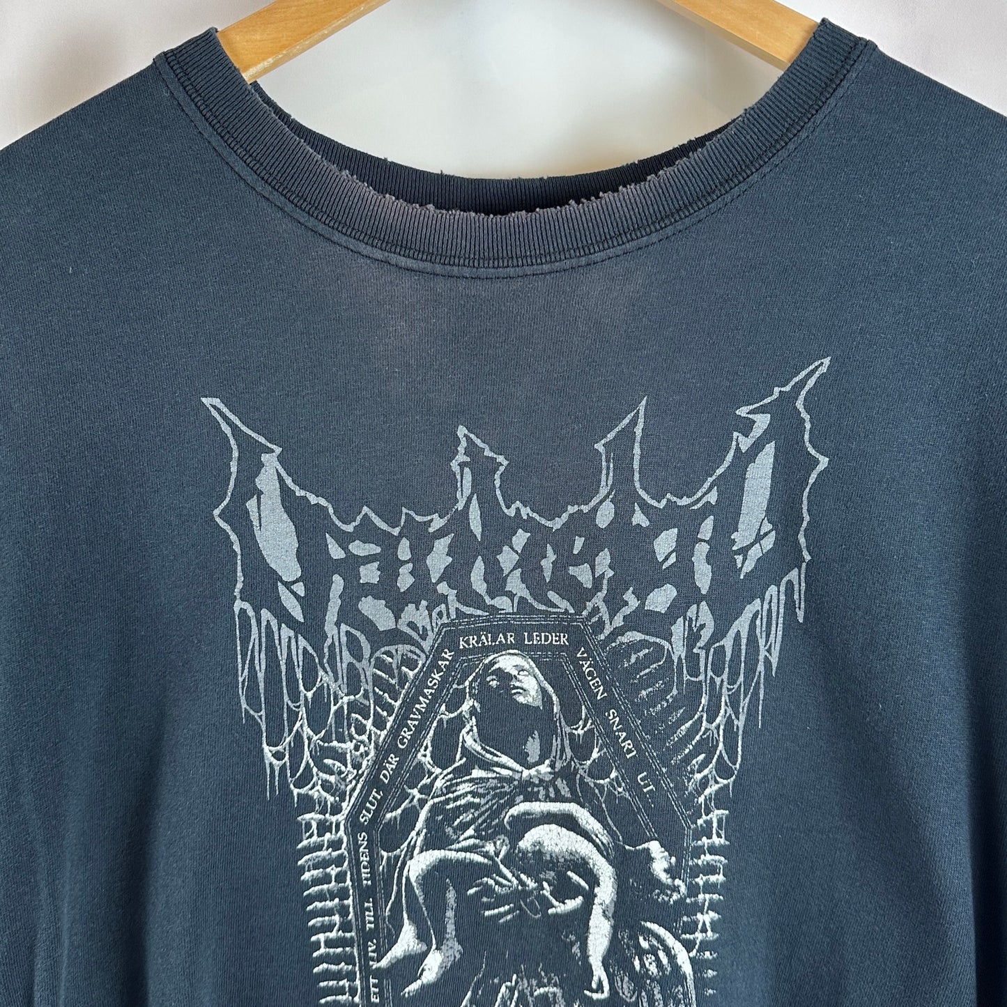 Vanhelgd Black Death Metal Band Tee