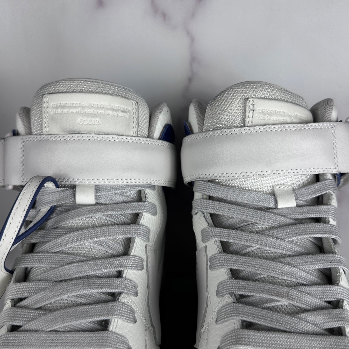 Off-White Out of Office Mid White/Navy Blue