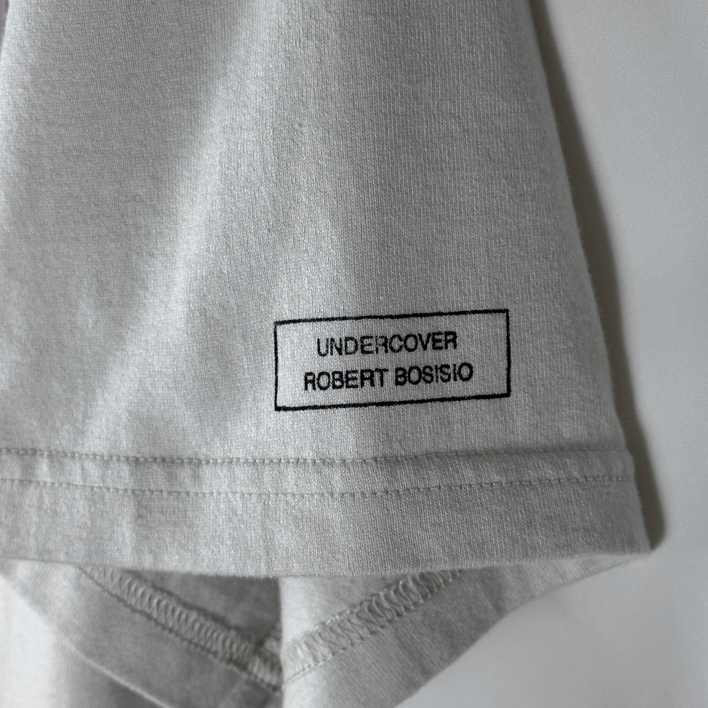Undercover Robert Bosisio S/S25 White Patch Portrait Tee