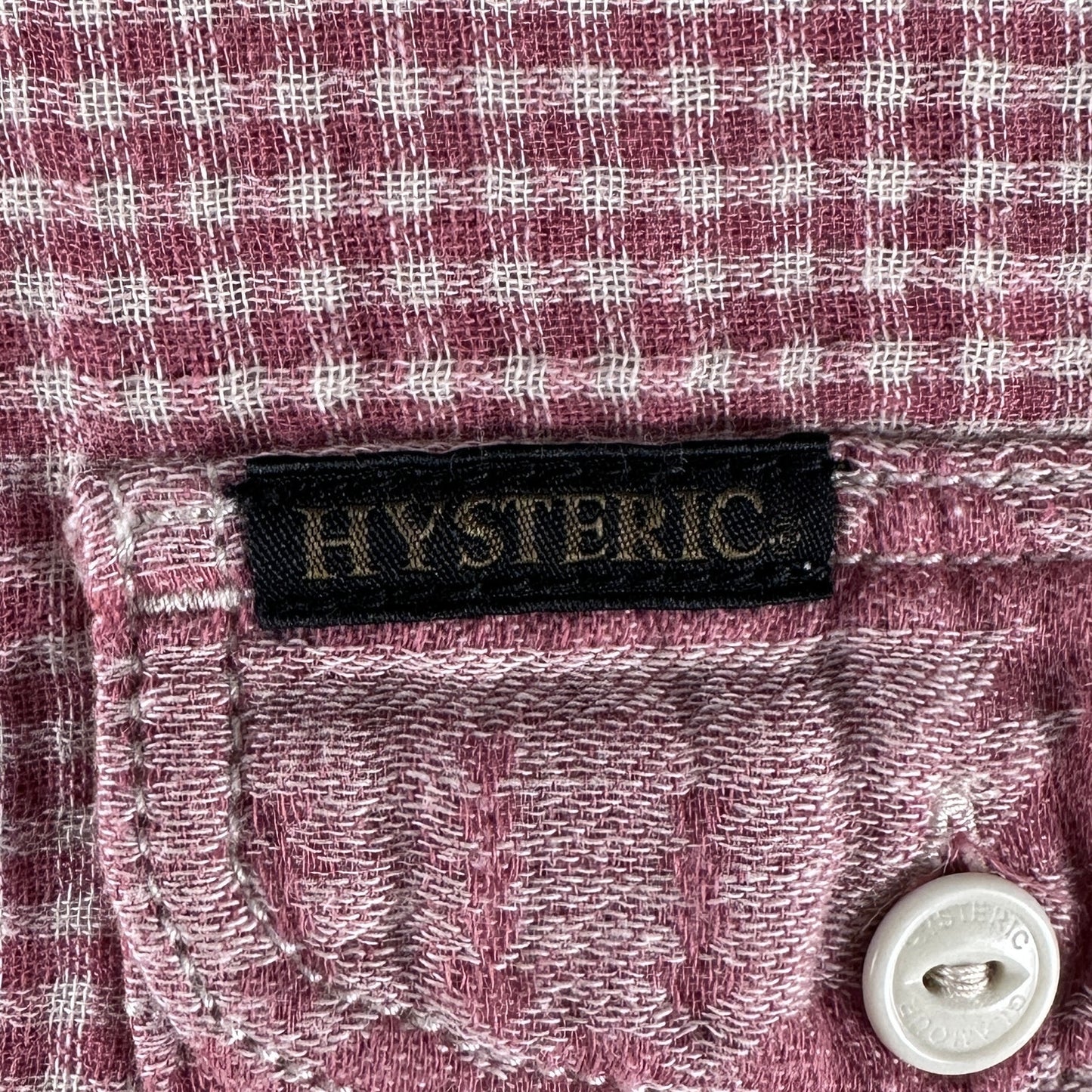 Hysteric Glamour Pink Western Button-Up