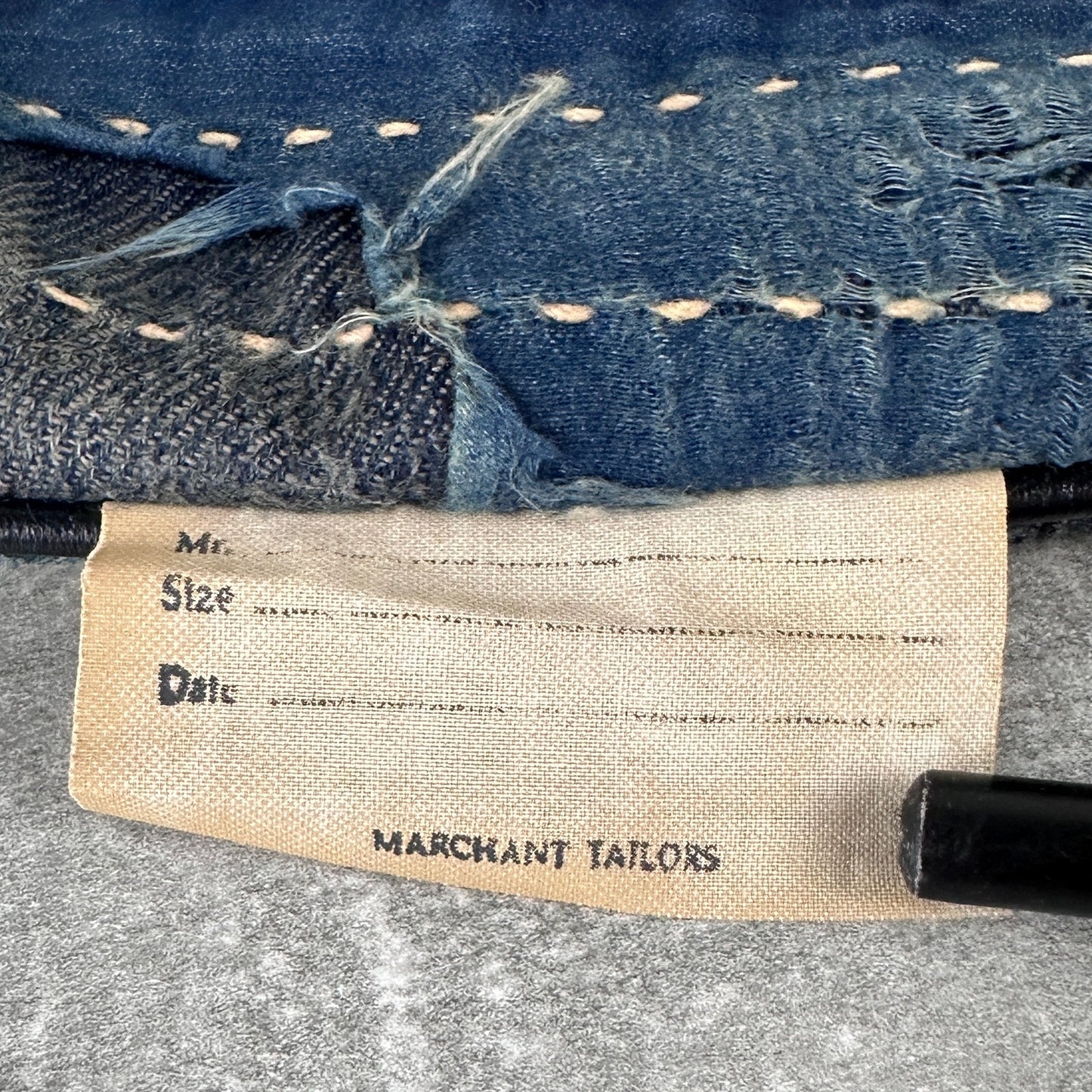 Kapital Kountry Boro Denim Pouch