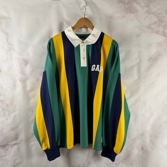 Sean Wotherspoon x Gap Oversized Striped Polo Shirt