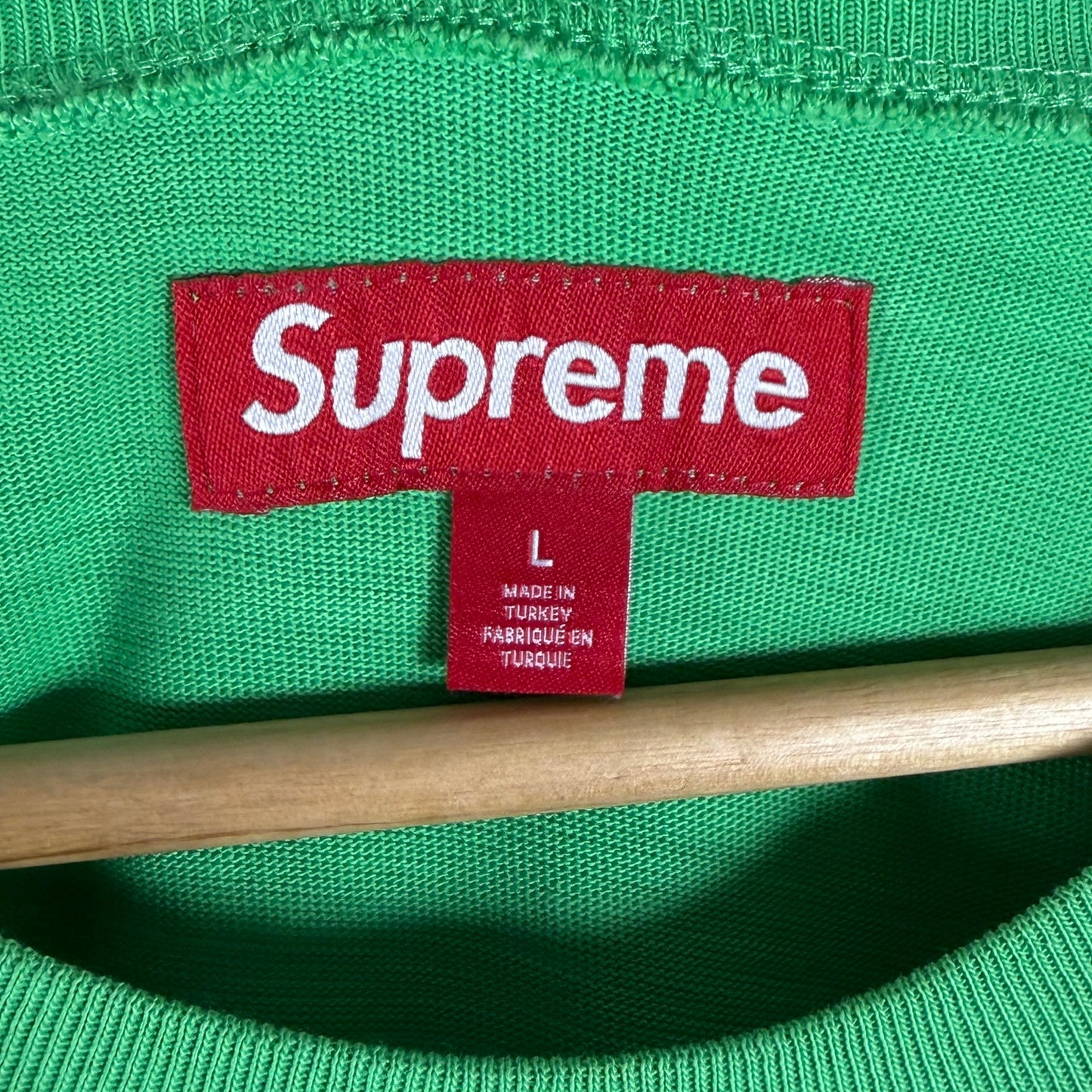 Supreme S/S26 Studded Green Football Top