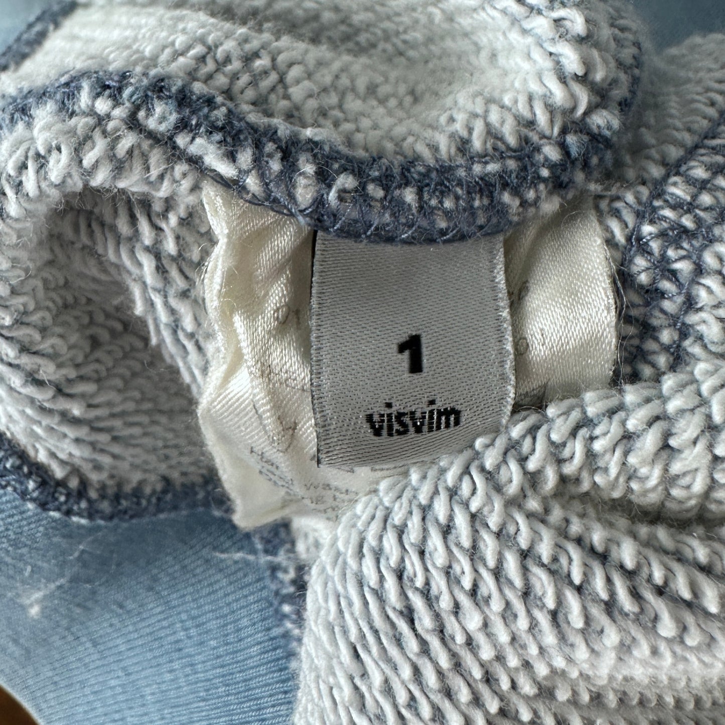Visvim Artisan Star Blue Zip-Up Hoodie
