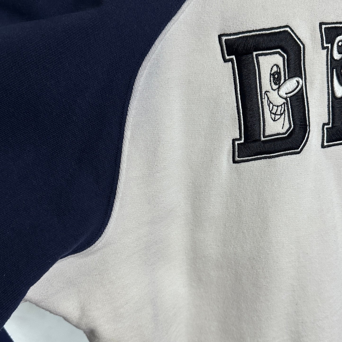 Dior x Kenny Scharf White/Navy Zip-Up Sweatshirt