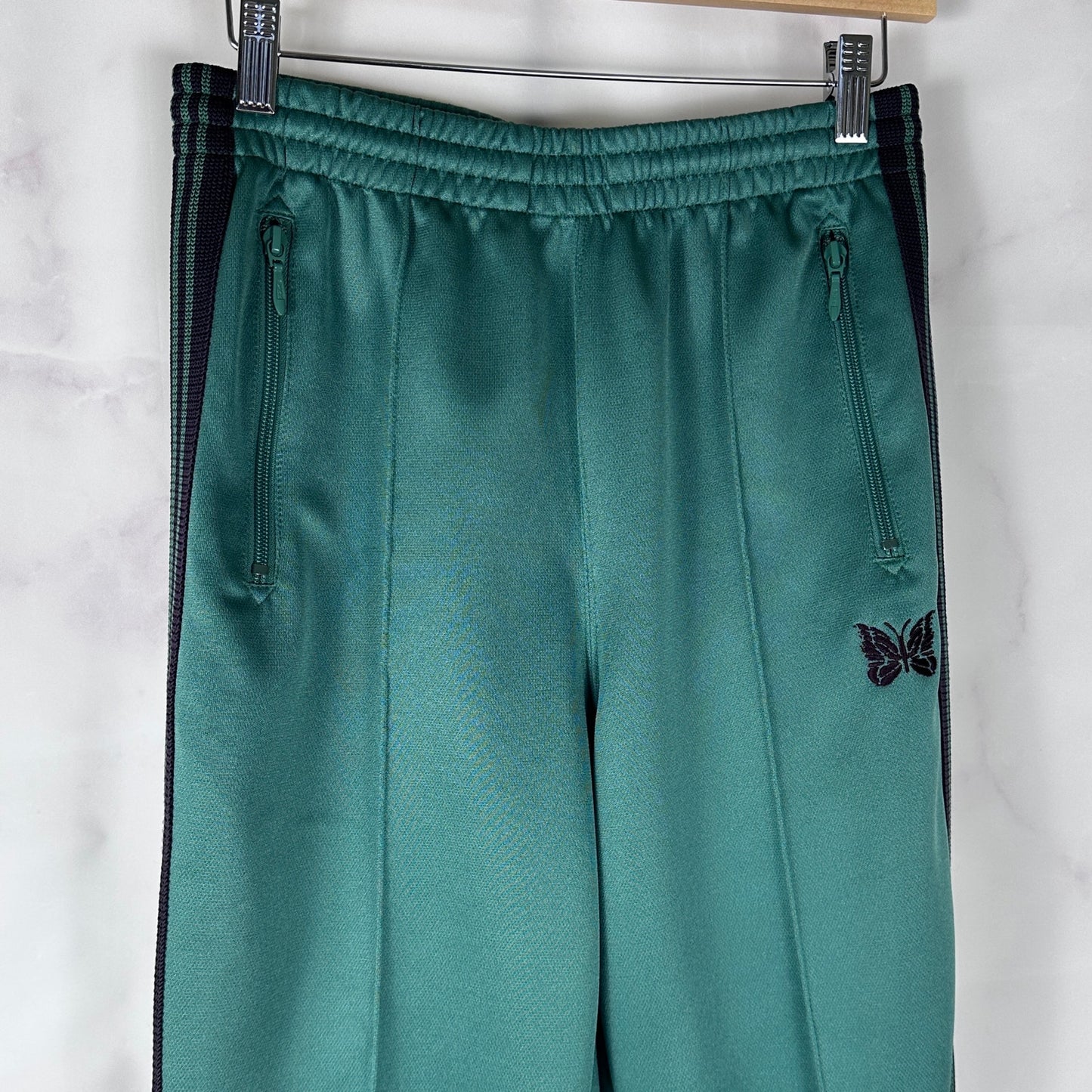 Needles Green Pleated Track Pant Jogger