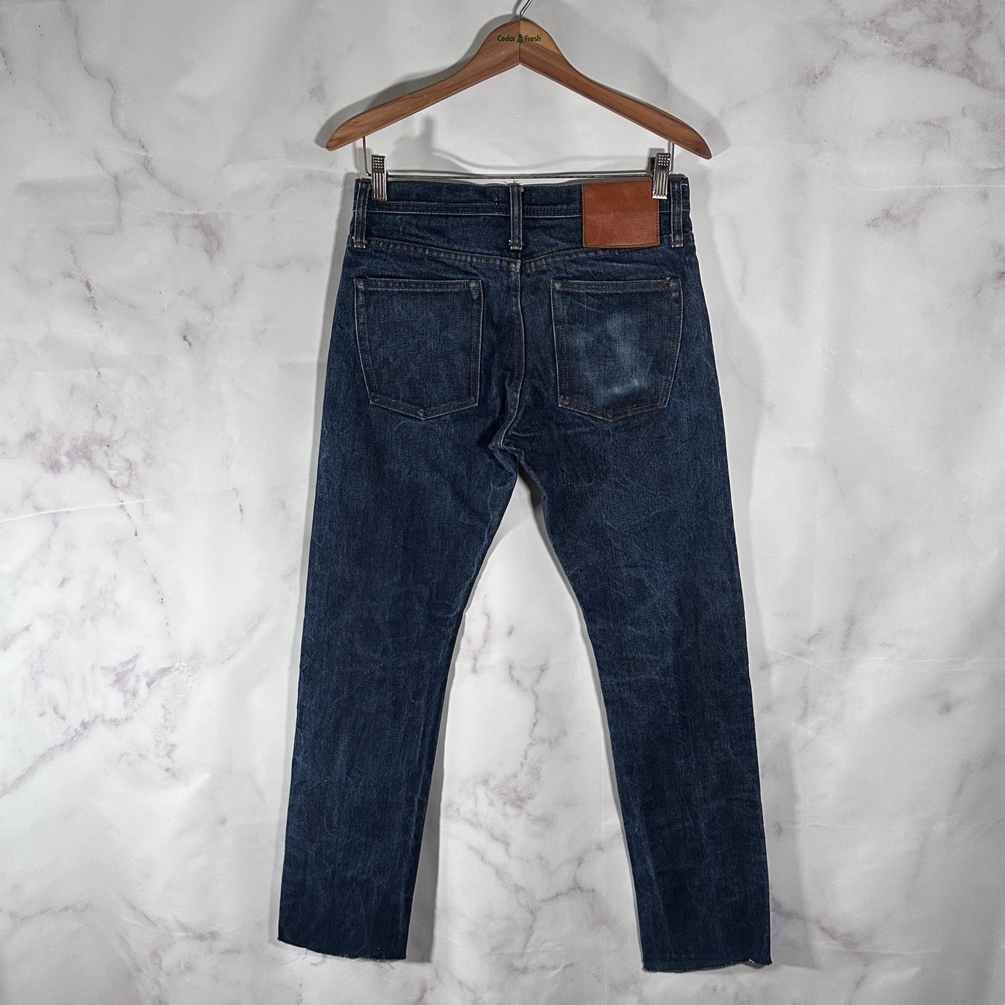 Unbranded Brand UB101 Skinny 14.5oz Indigo Selvedge Denim