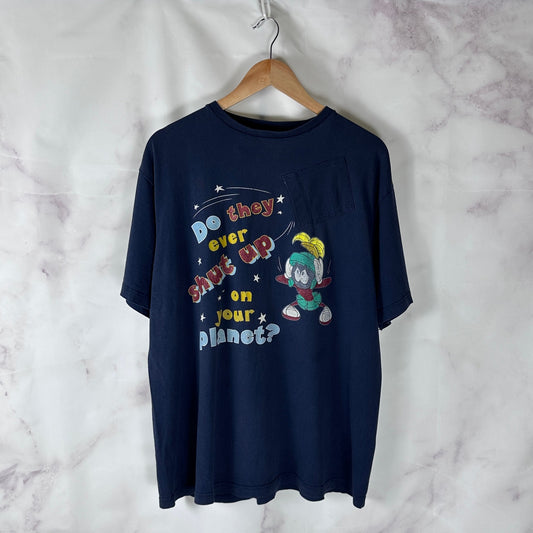 Vintage Looney Tunes Marvin Martian Graphic Print Tee
