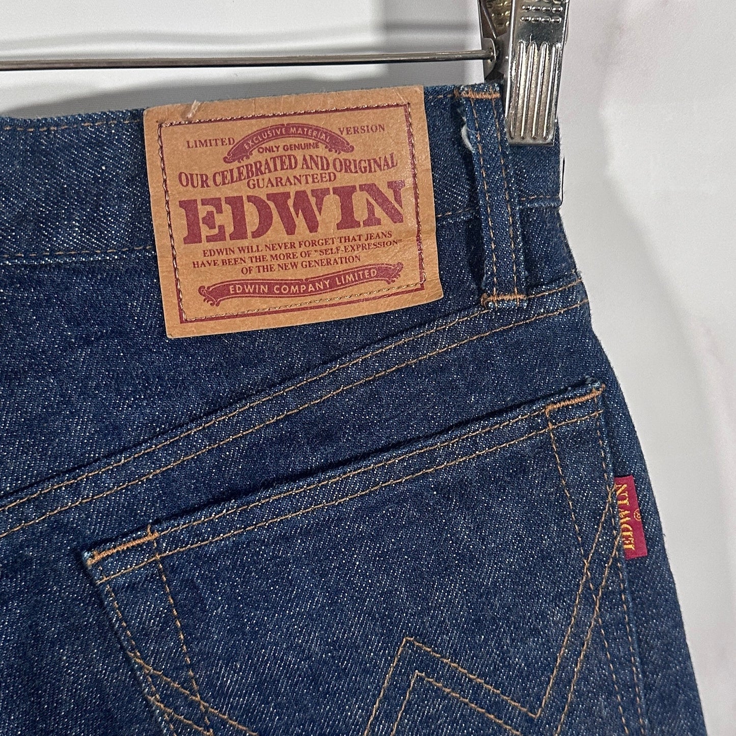 Edwin Indigo Bootcut Denim Jeans Lot 1549