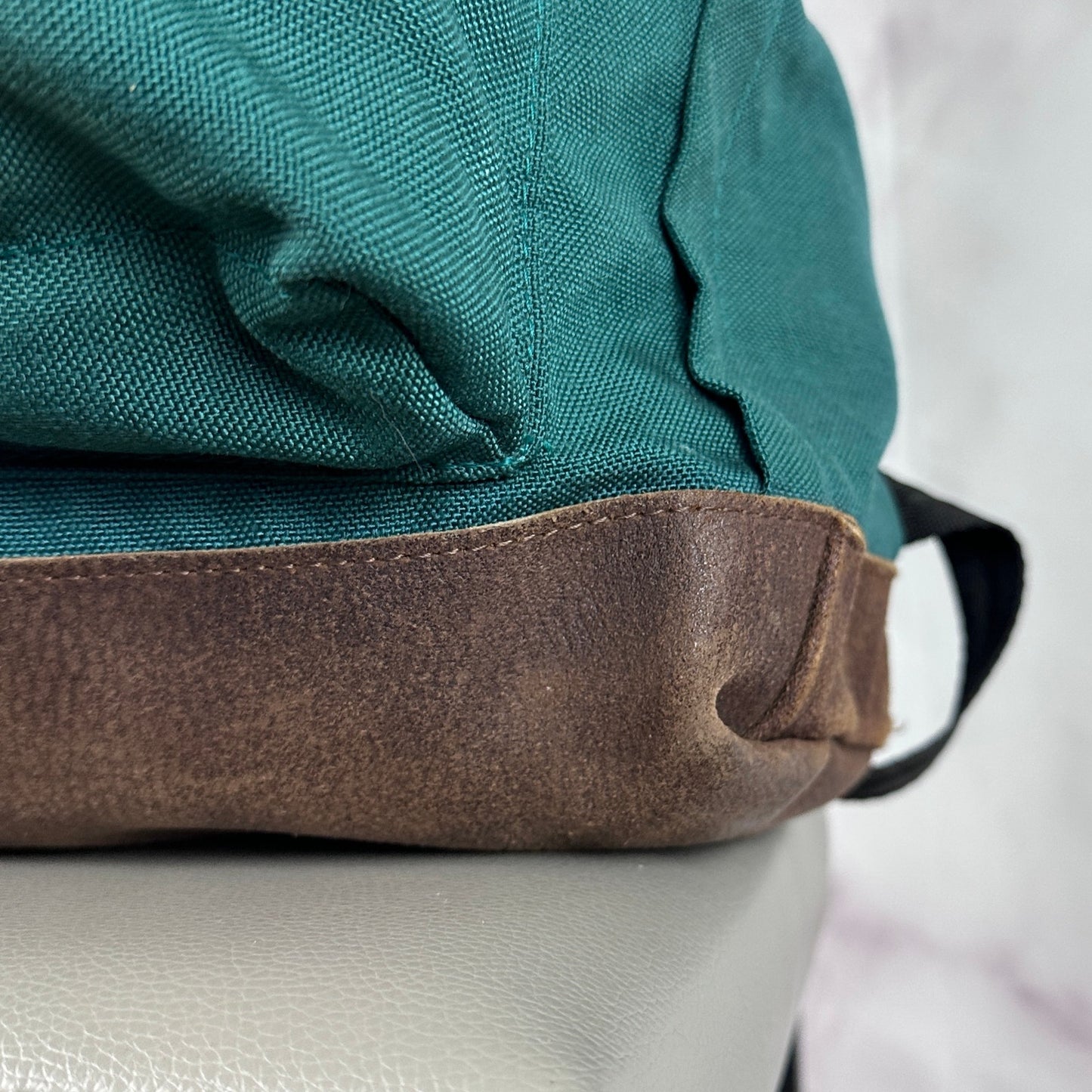 Vintage Eastpak USA Green/Brown Backpack