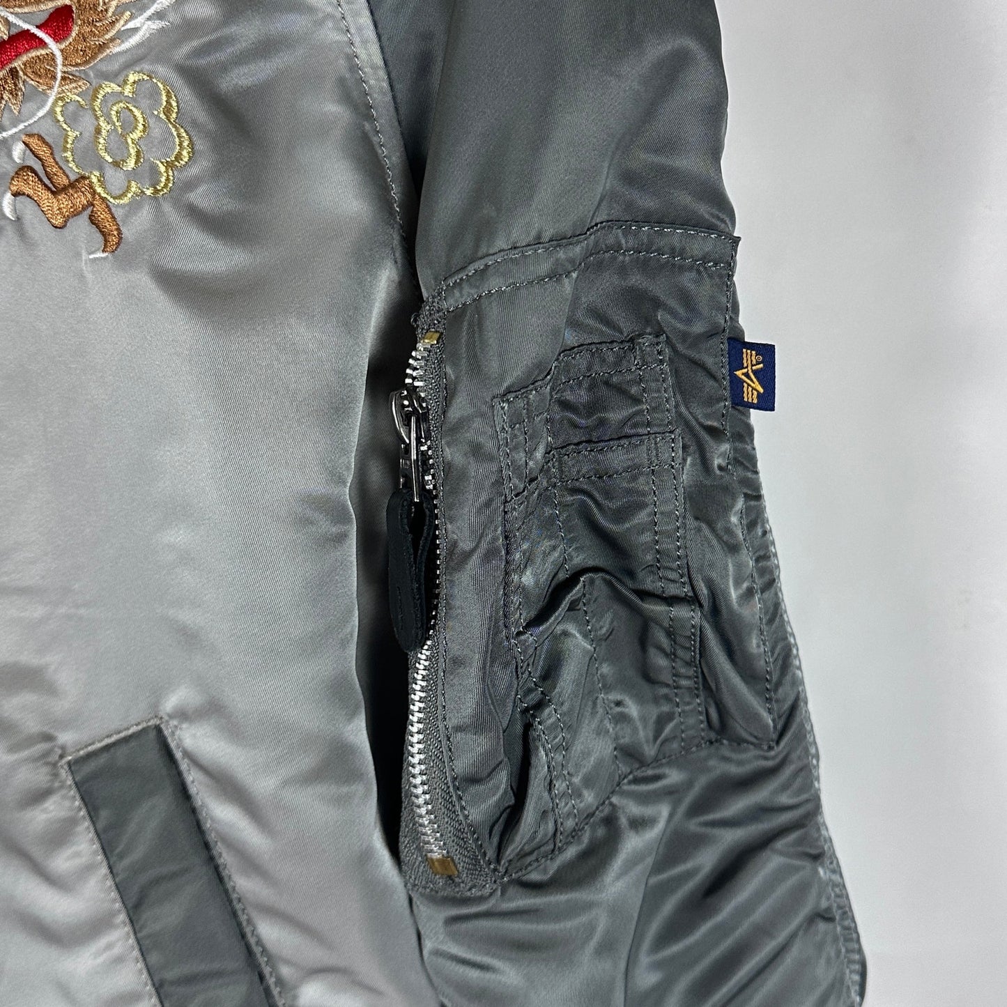 Alpha Industries Japanese Dragon Souvenir MA-1 Bomber Jacket