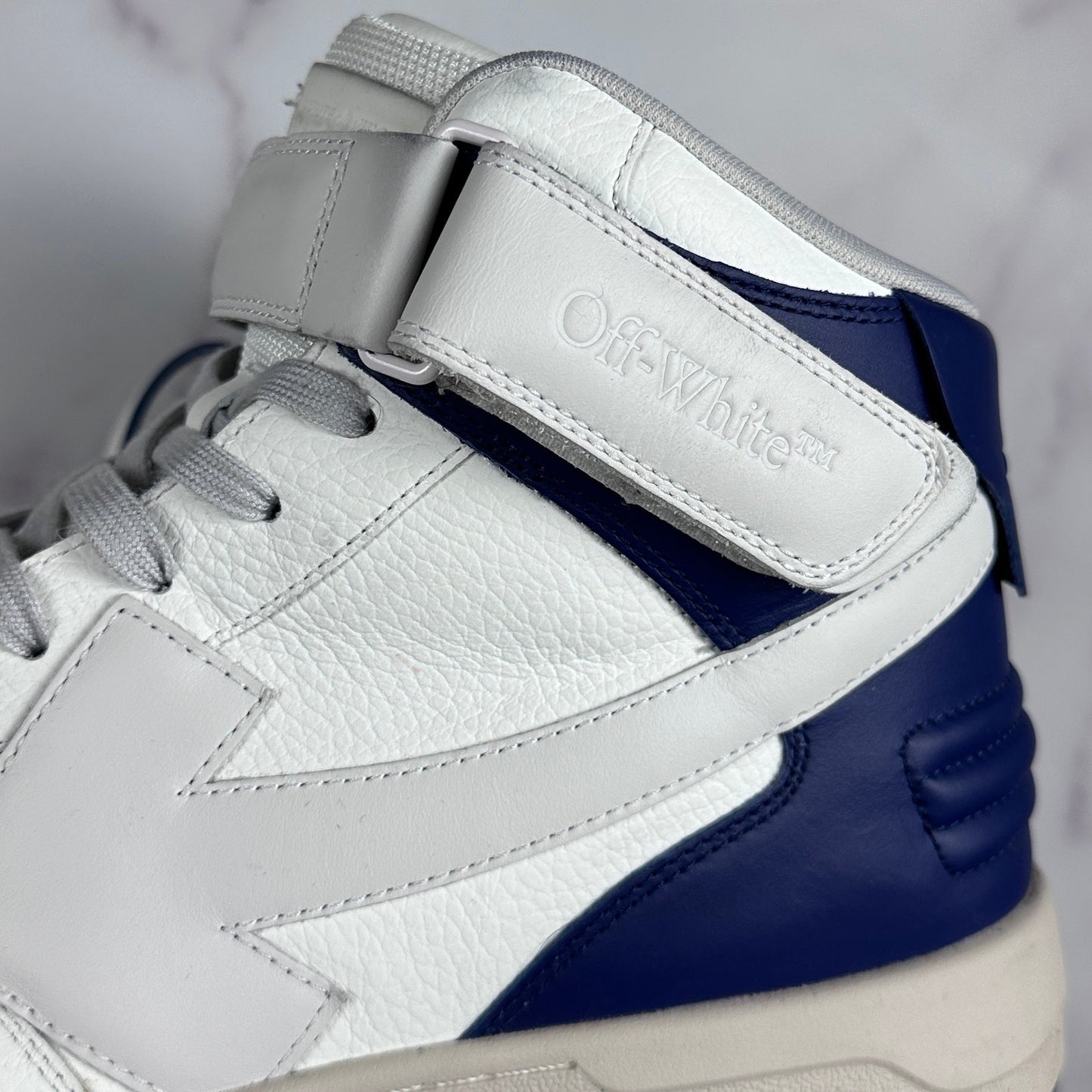 Off-White Out of Office Mid White/Navy Blue