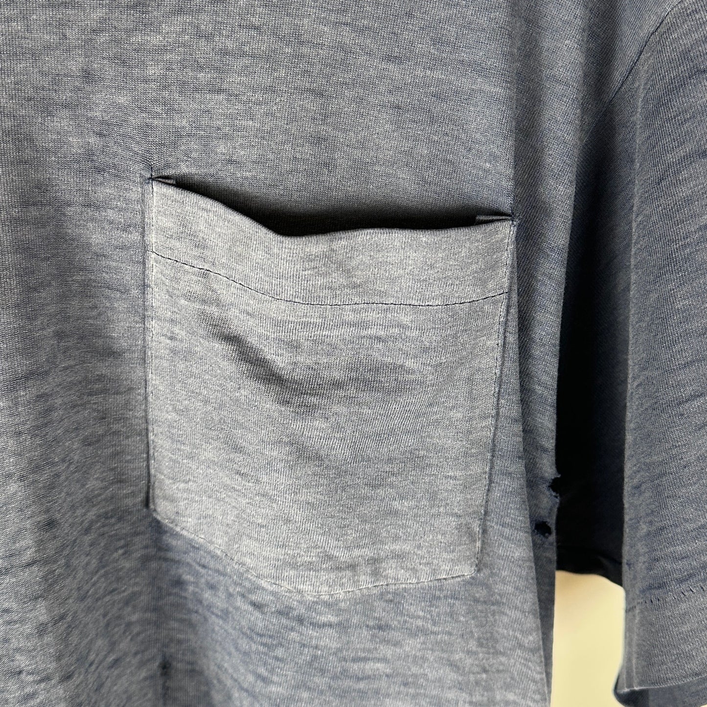 Vintage Thrashed Navy Pocket Tee