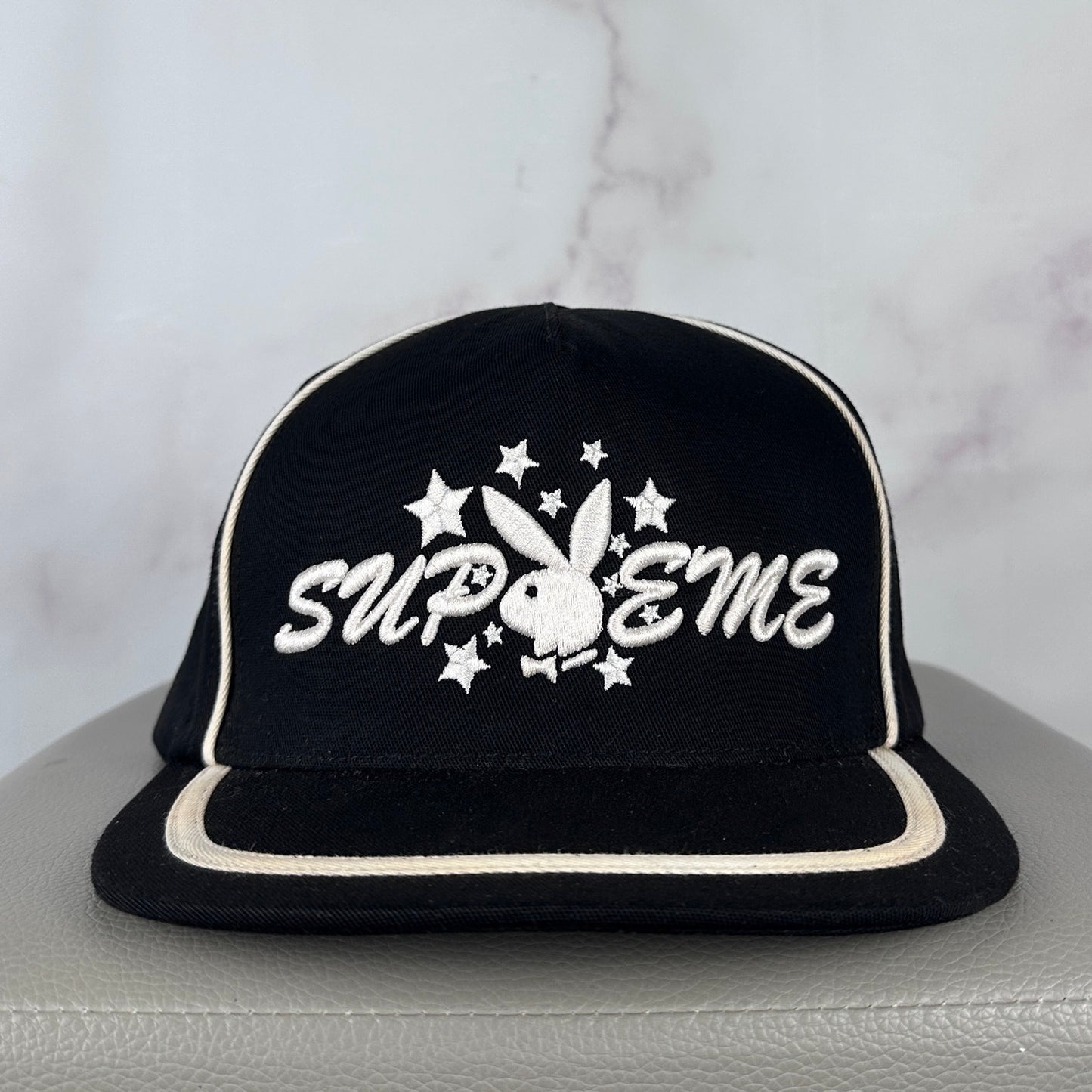 Supreme S/S21 Playboy Black 5-Panel Hat