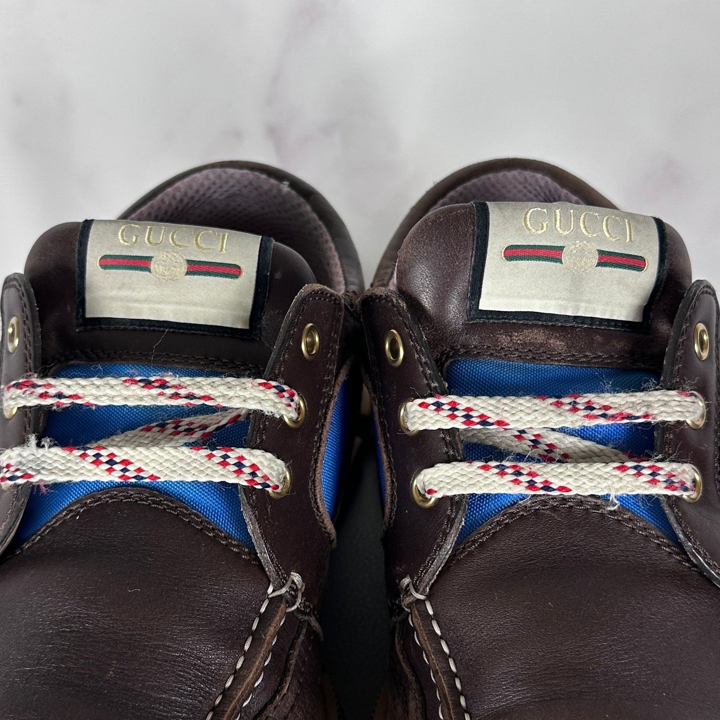 Gucci Boatrek Brown Leather Sneaker