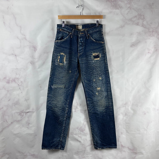 Vintage Japanese Sanforized Repaired Selvedge Wrangler Big BenDenim Jeans