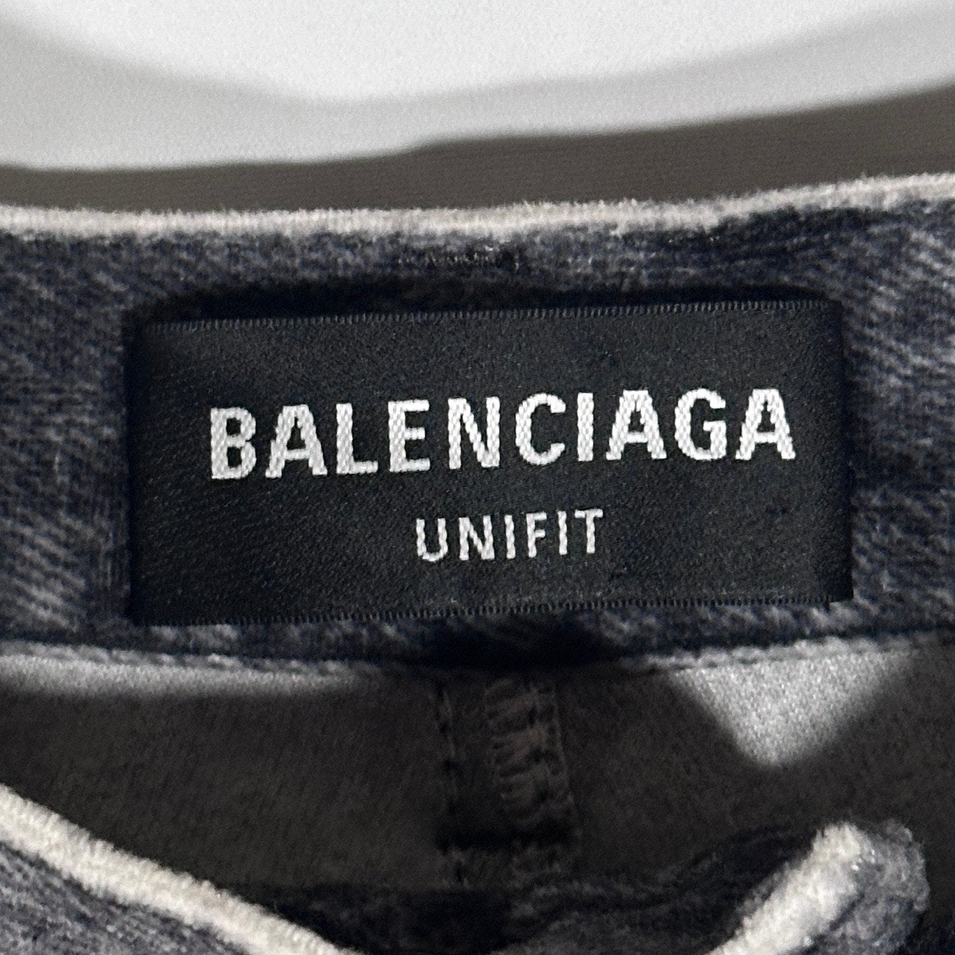 Balenciaga Trompe L’oeil Effect Distressed Grey ‘Denim’
