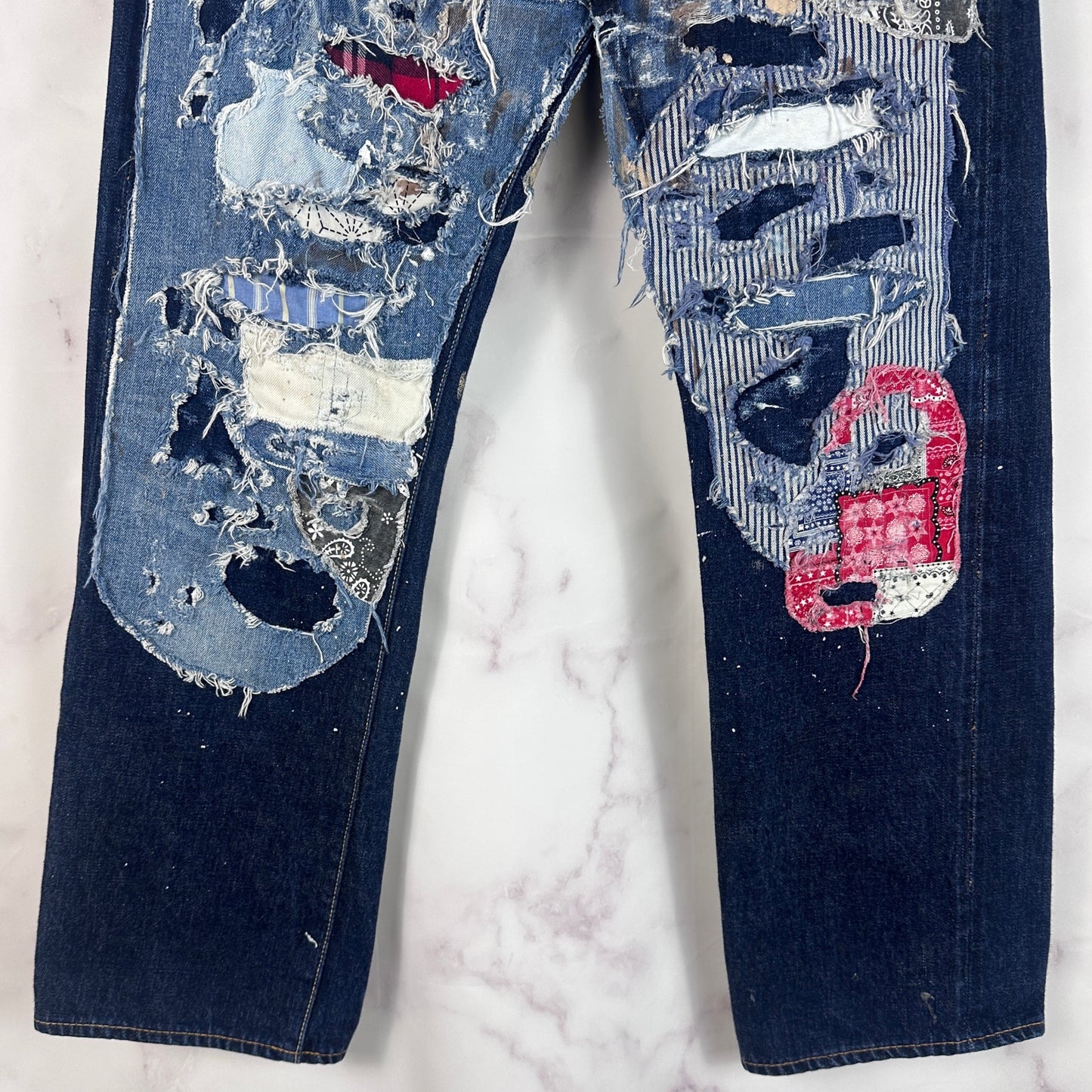 Kapital Selvedge Boro Patchwork Denim