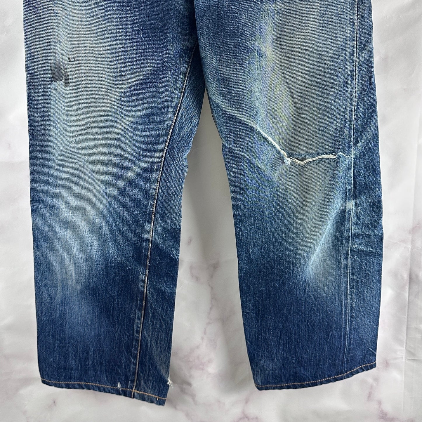 Japanese Selvedge Denim Blue Way Straight Jeans