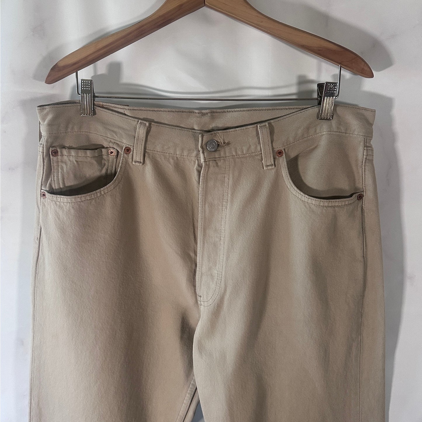 Vintage Levi’s 501 Beige Denim