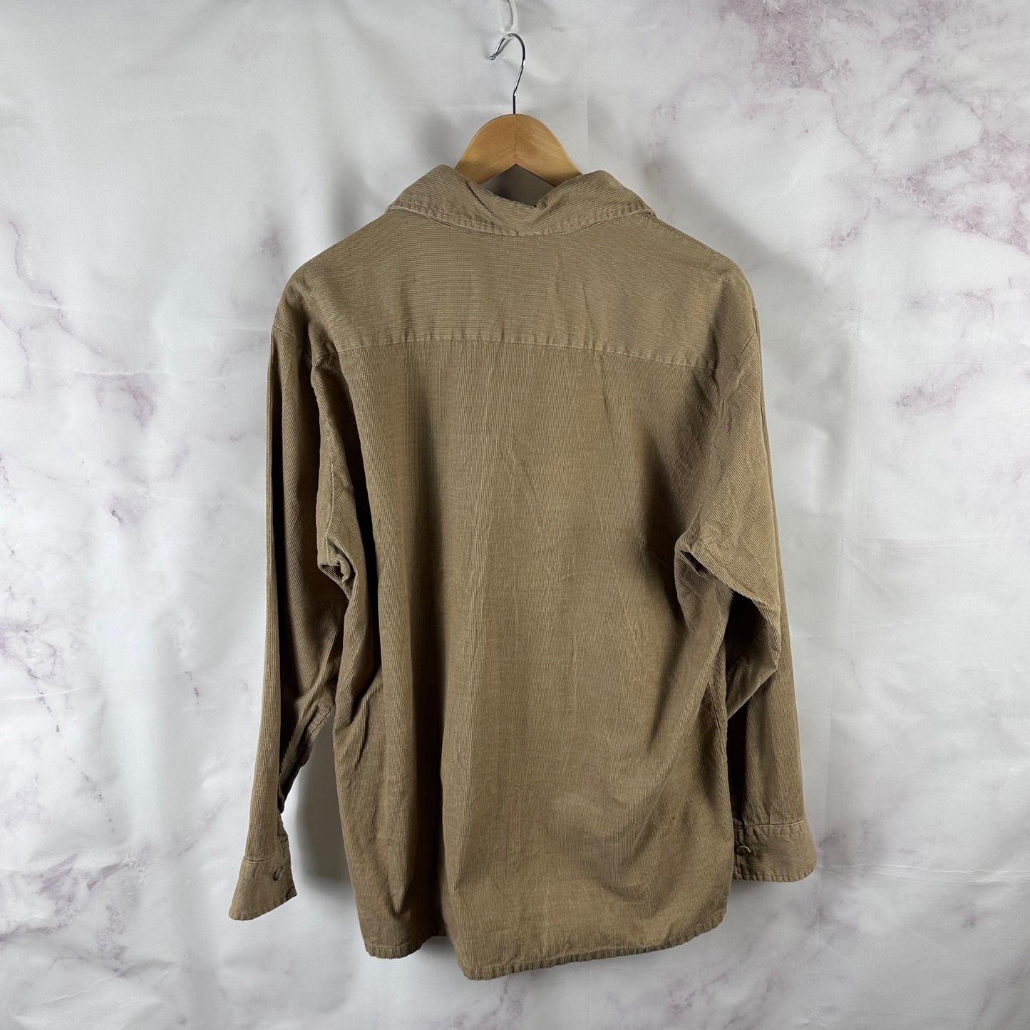Vintage Leisuroy Tan Button-Up Shirt