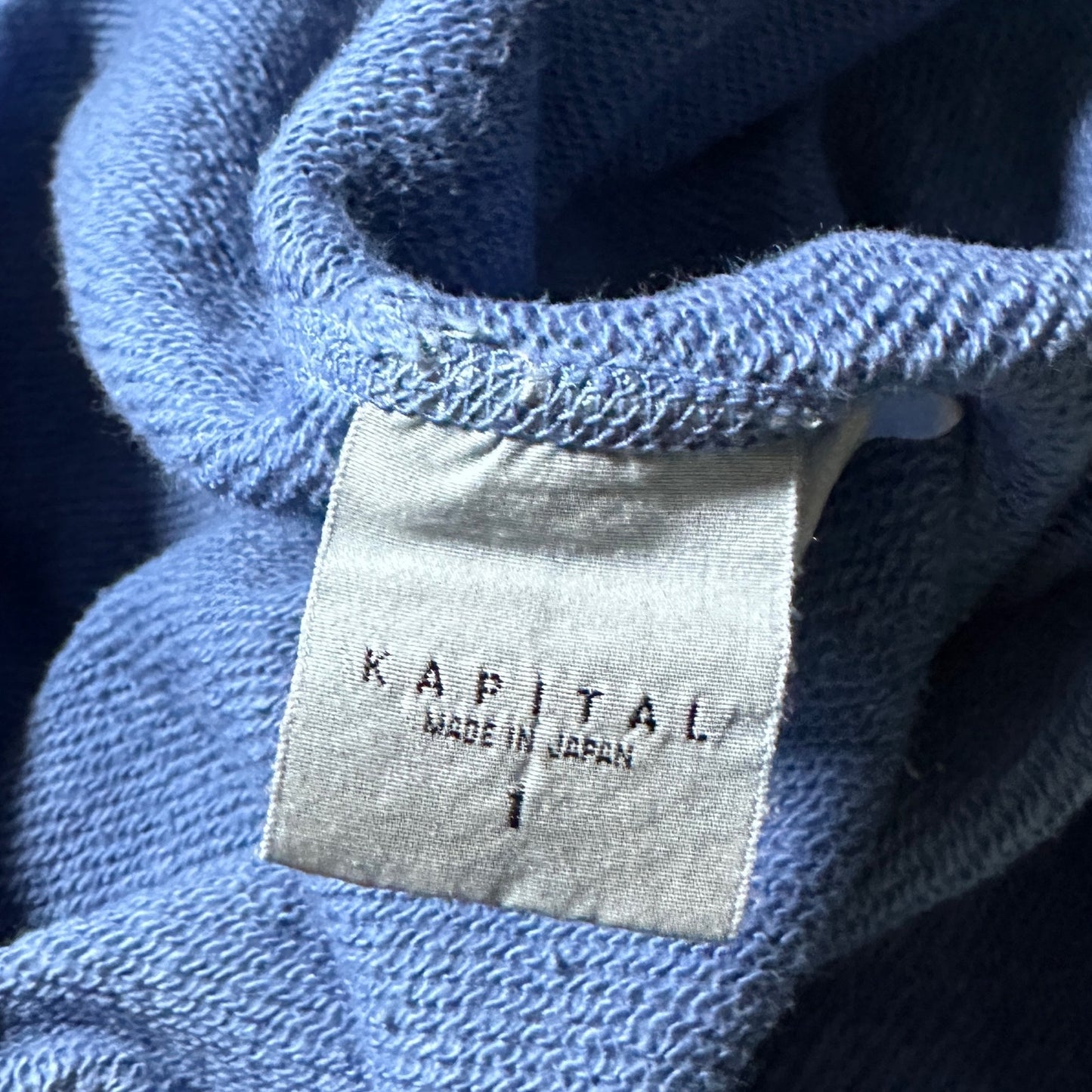 Kapital Surf Oversized Blue Tie Dye Hoodie
