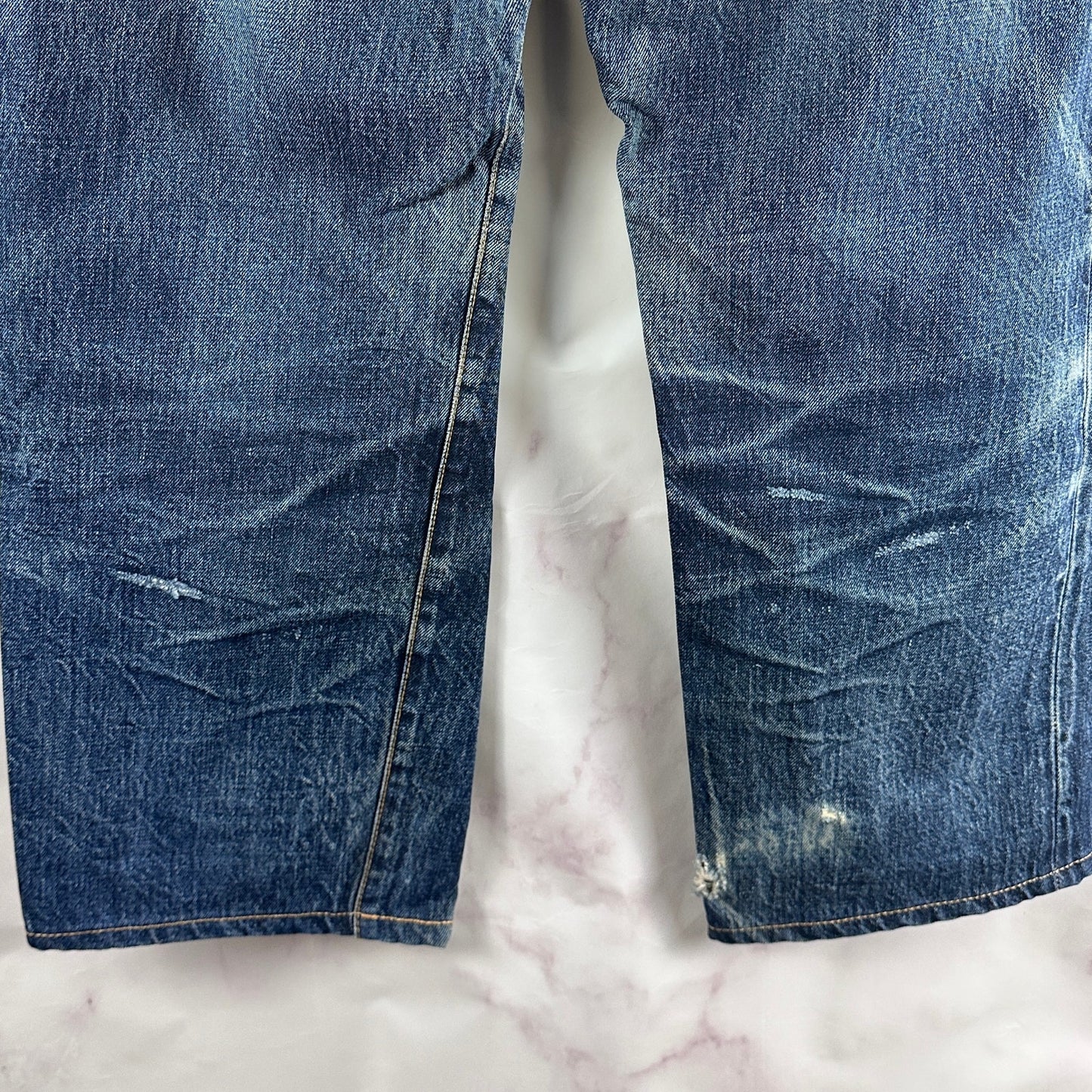 Japanese Selvedge Denim Blue Way Straight Jeans