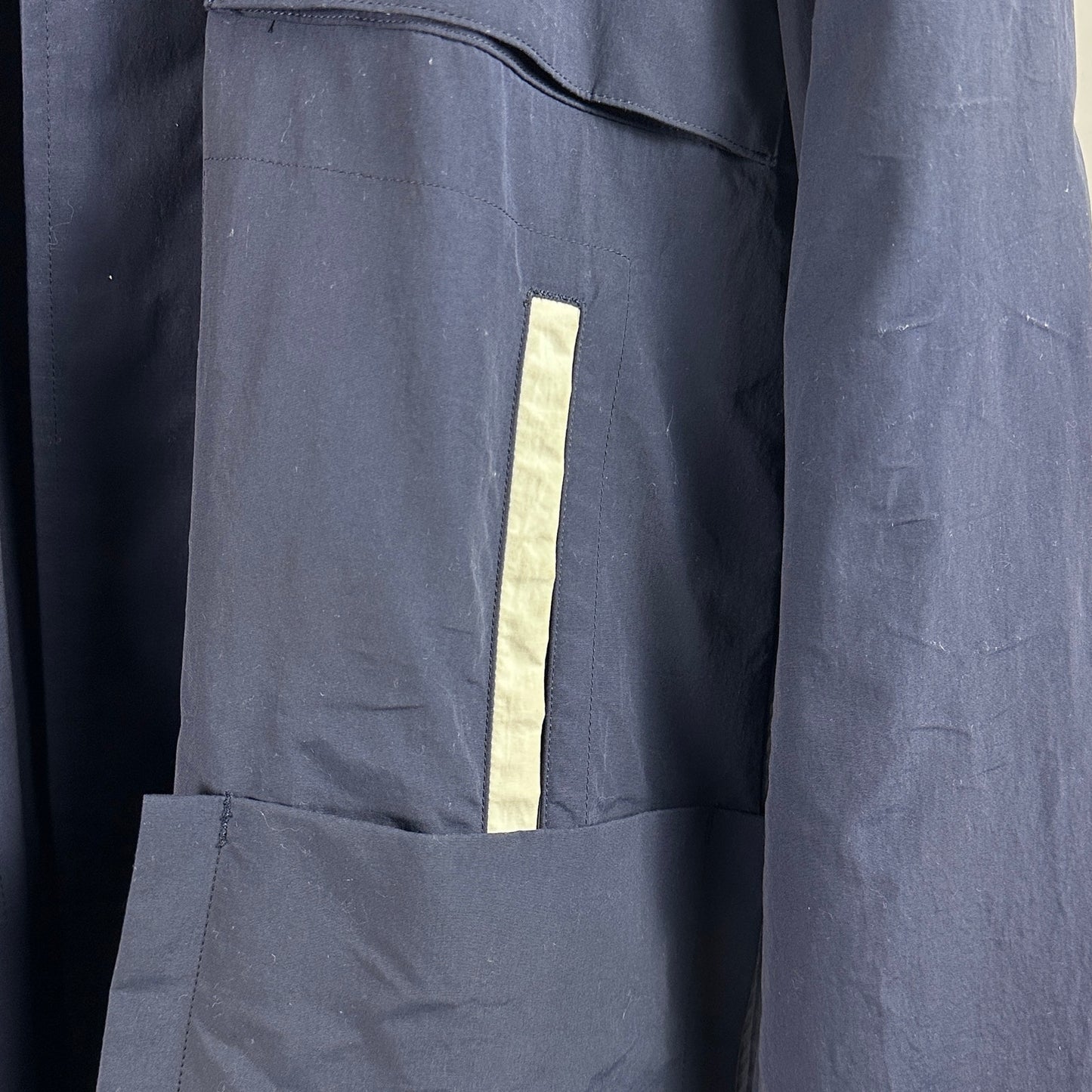 Undercover A/W01 D.A.V.F. Navy Long Coat