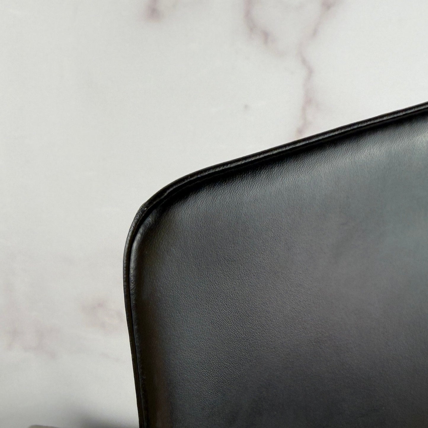 Comme des Garçons x Colette Black Leather Caperino & Peperone Zip Pouch