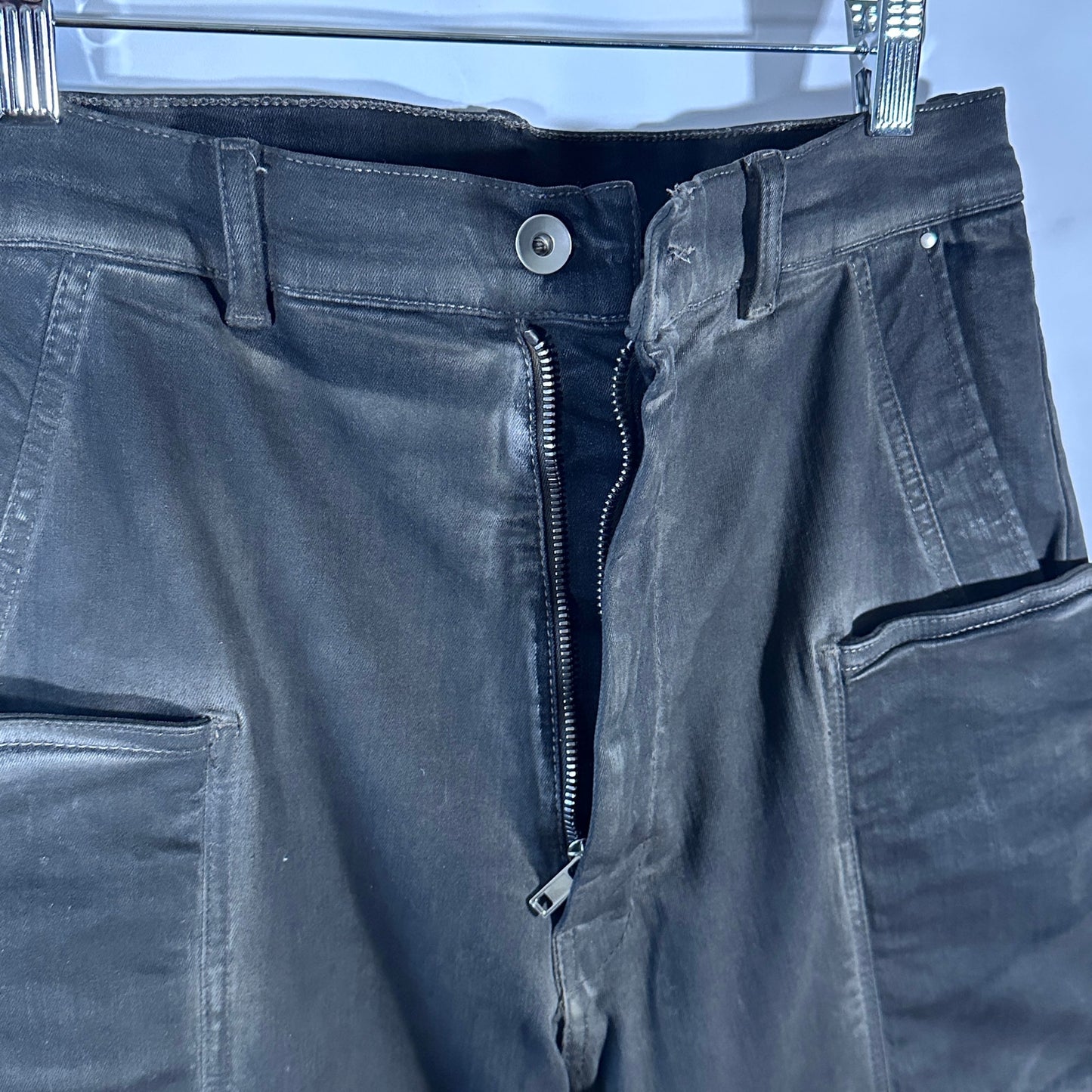 Rick Owens Lido S/S24 Dark Dust Stefan Cargo Pants