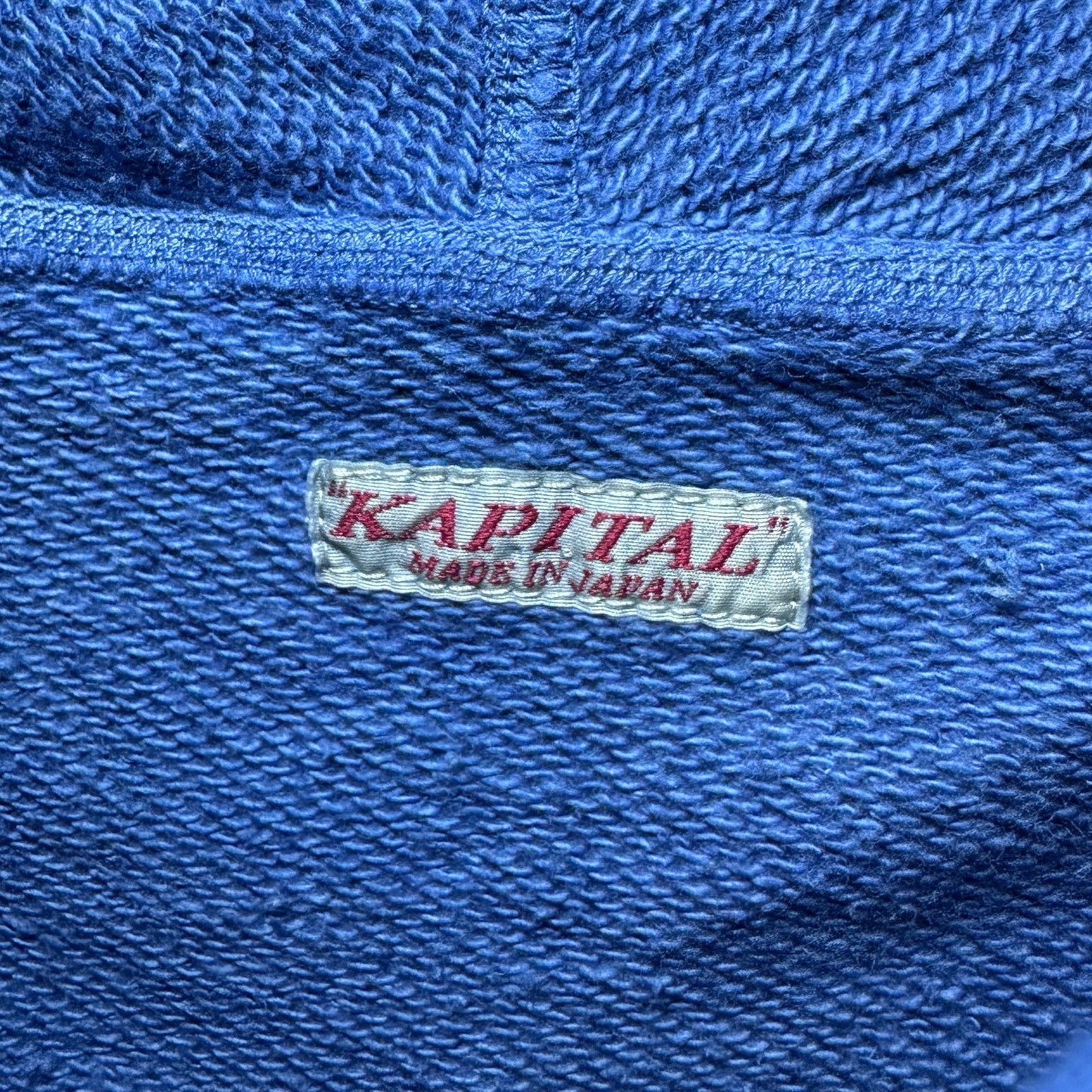 Kapital Surf Oversized Blue Tie Dye Hoodie