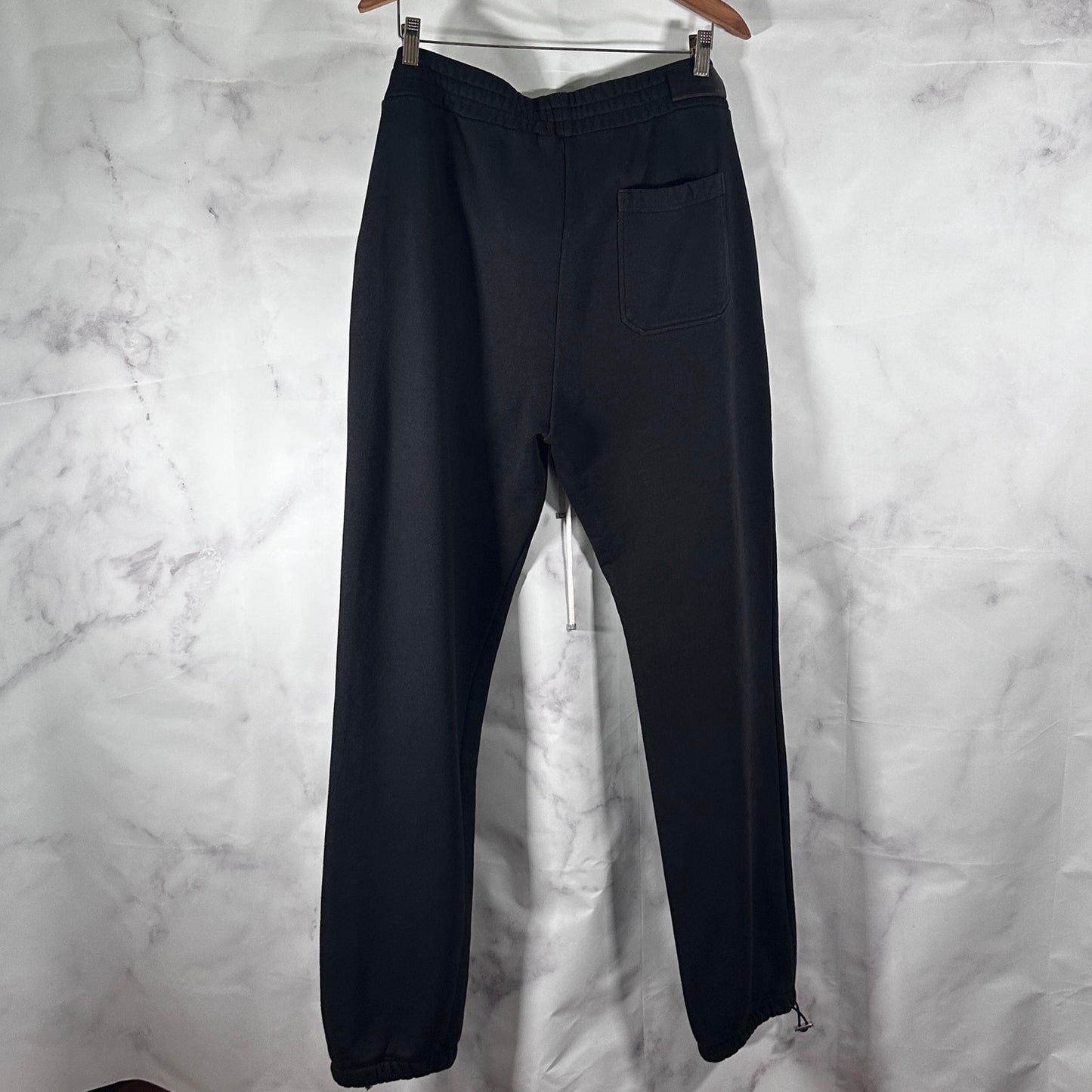 Amiri Black Zoltar Logo Heavyweight Sweatpants