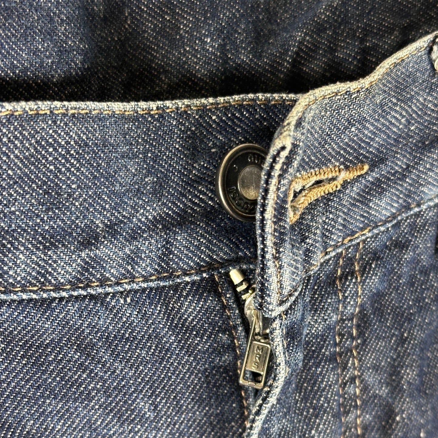 Gucci Linen Denim Blue Jeans