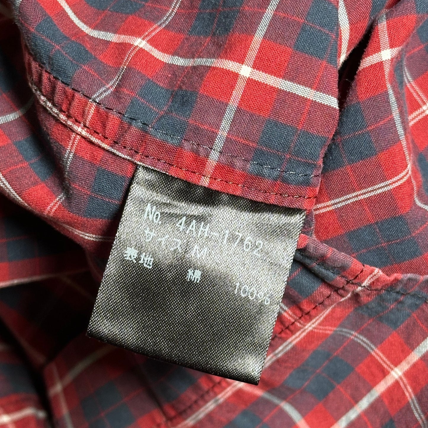 Hysteric Glamour Red Western Flannel Button-Up Shirt