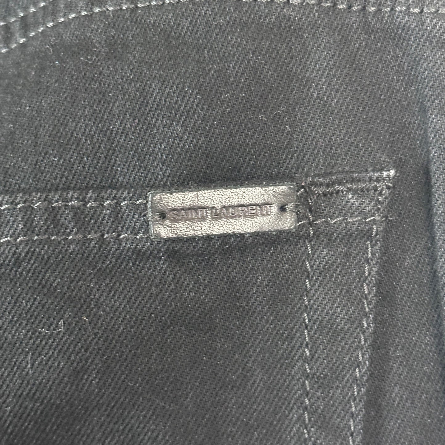 Saint Laurent Paris D04 Women's Skinny Black Denim